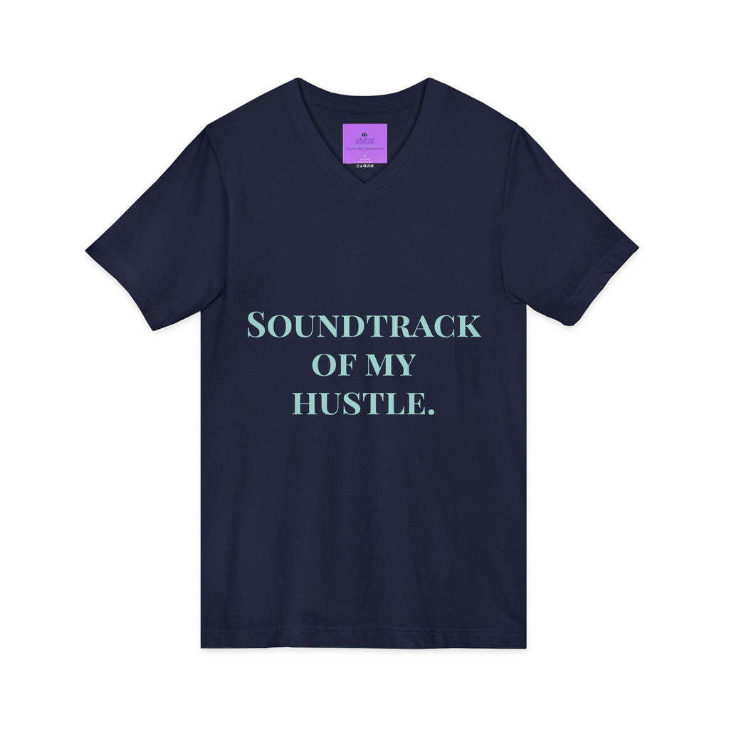 Galaxy iPod Music Tee — Retro Space Music V-Neck T‑Shirt