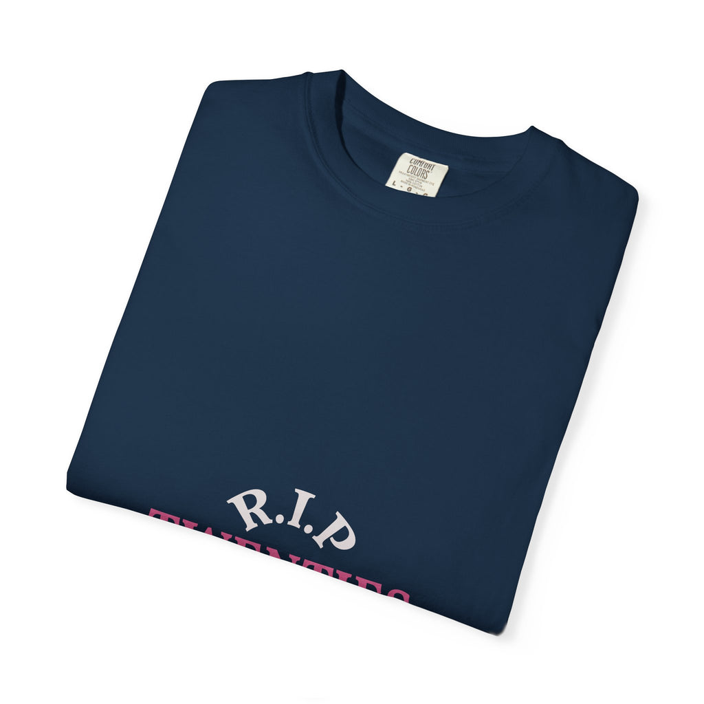 R.I.P. Twenties T-Shirt — Vintage Floral Back Print