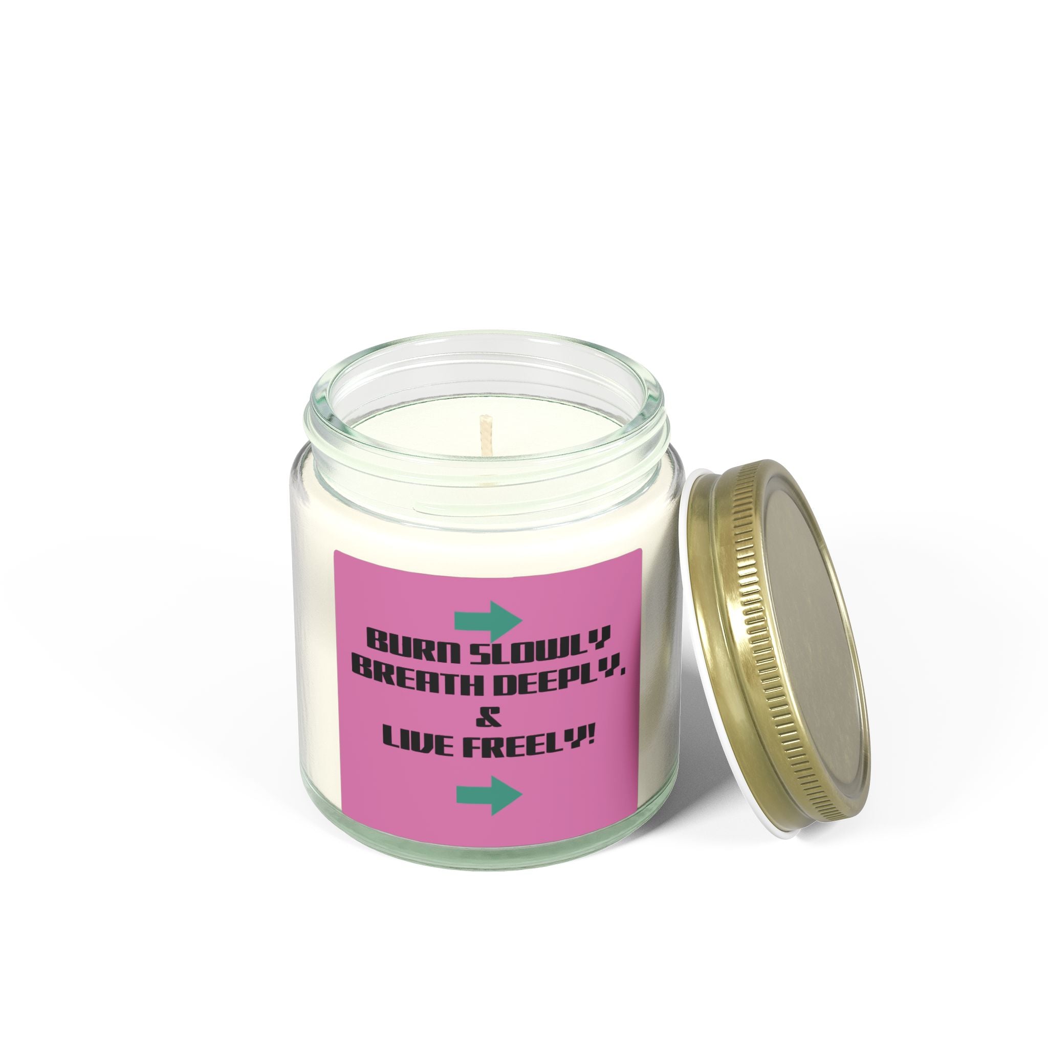 BE FREE Coconut Apricot Scented Candle — 4oz & 9oz