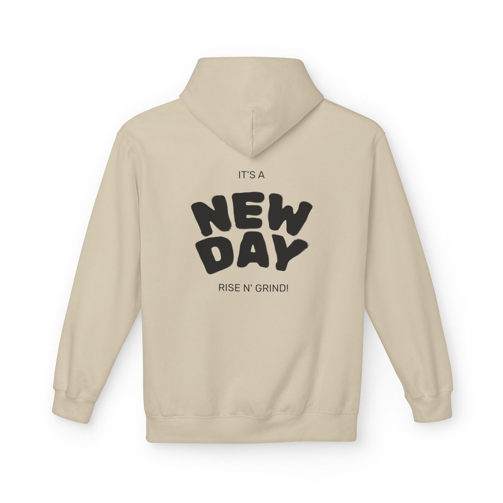New Day Hoodie — Sunrise Motivation Graphic Pullover