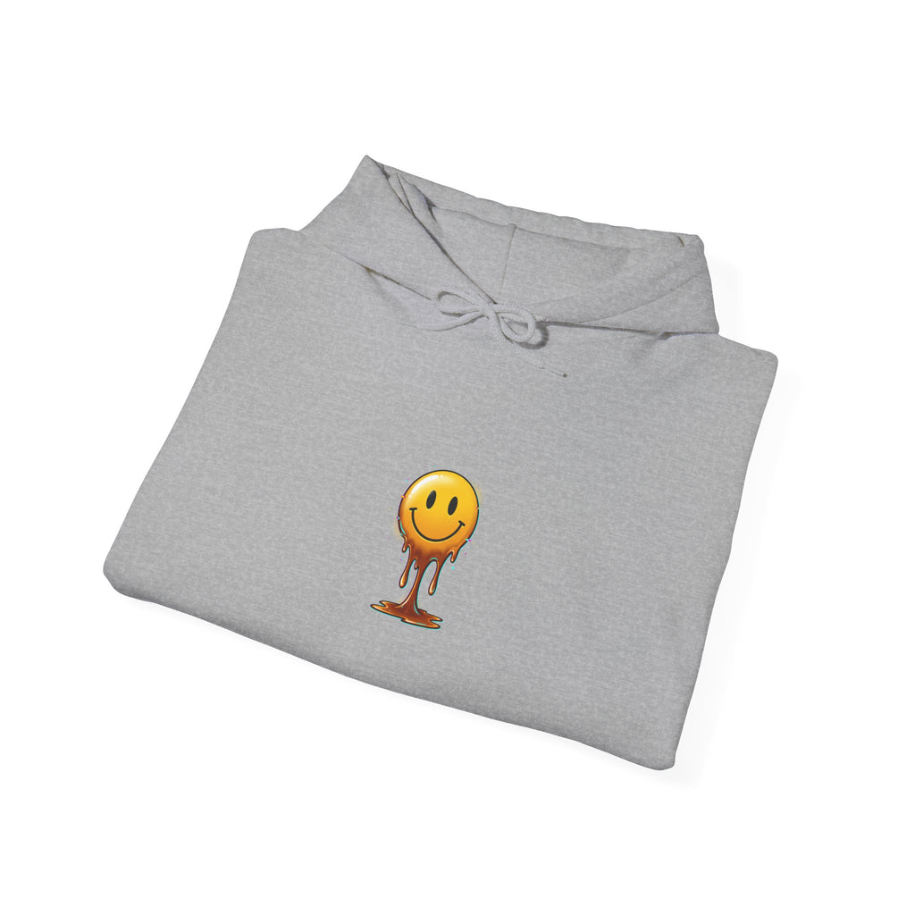 Hoodie — Live, Survive & Thrive Floral Smiley Motivational Hoodie