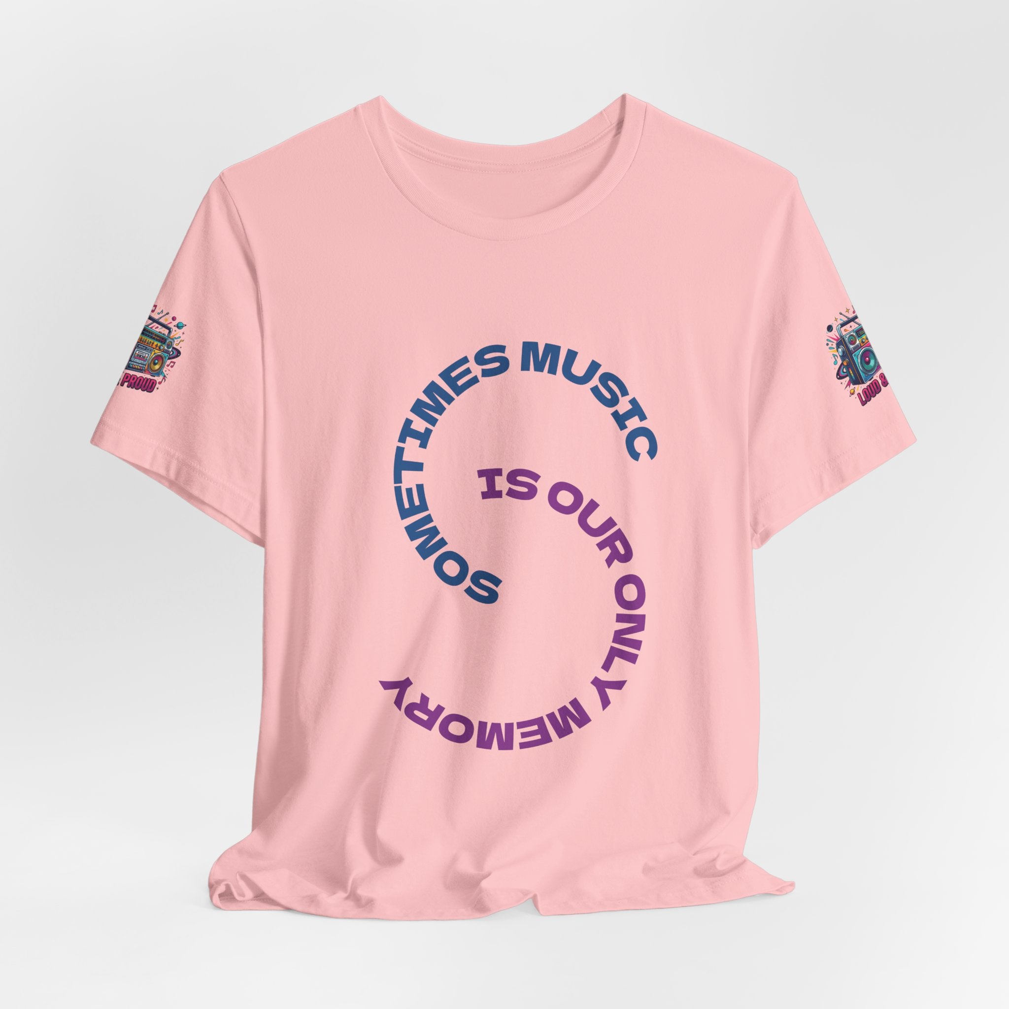 Music Memory Tee — "Sometimes Music Is Our Only Memory" Graphic T‑Shirt