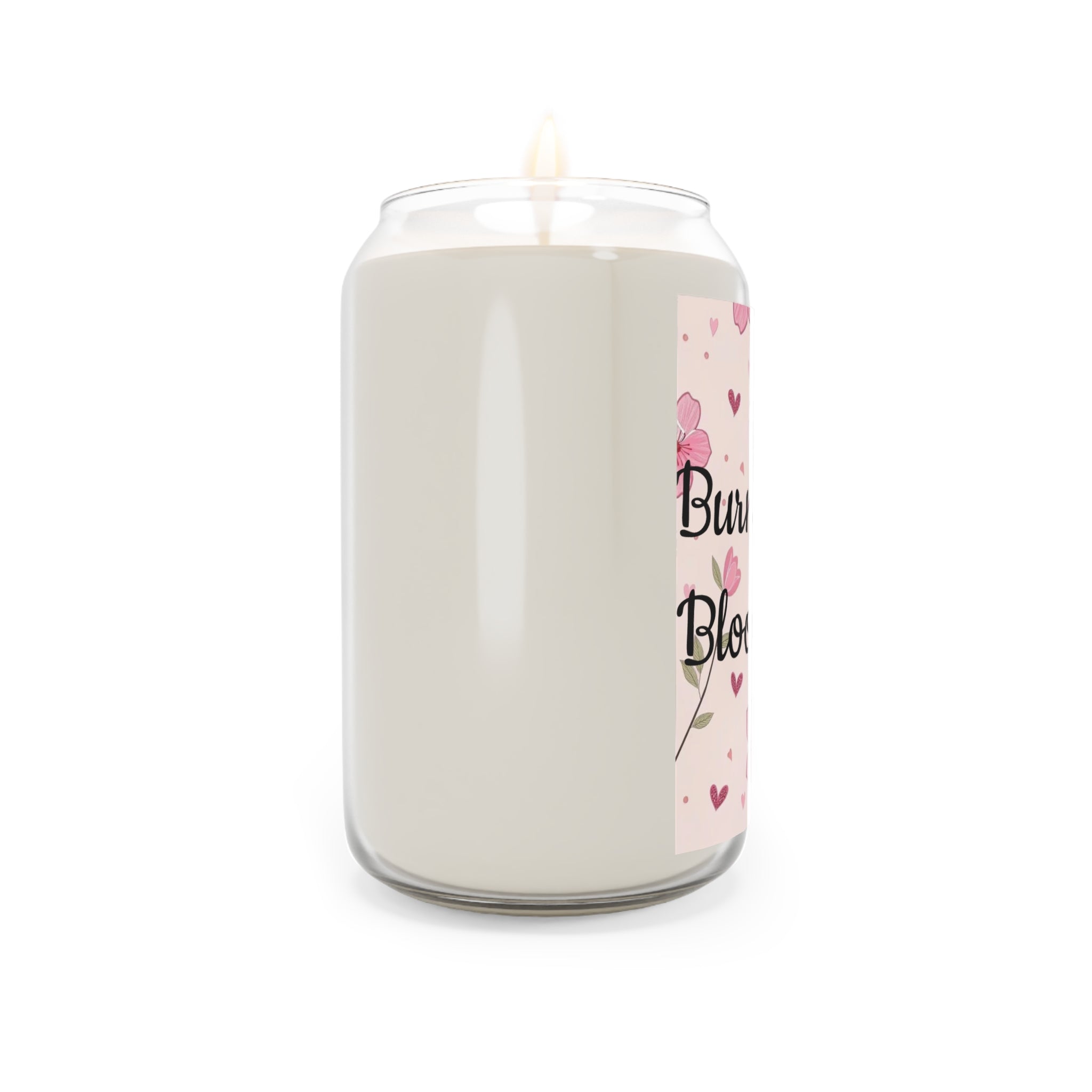Bloom Wild Soy Candle – "Burn Bright, Bloom Wild" 13.75oz Scented Jar