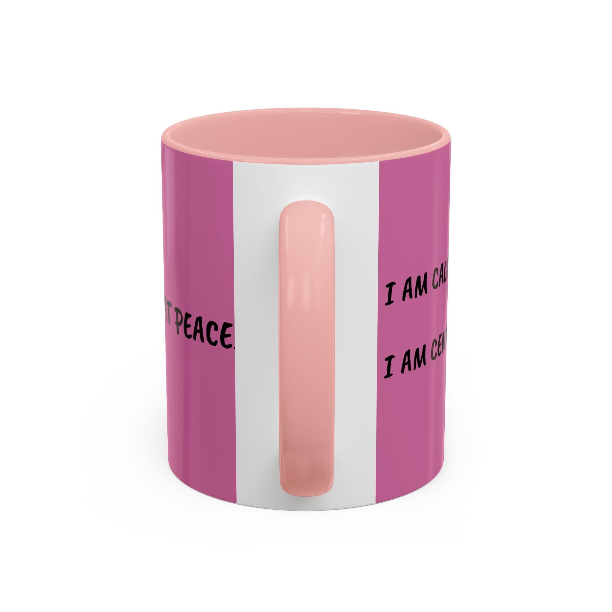 Hedgehog Sunflower Coffee Mug — "I Am At Peace" Accent Ceramic Mug