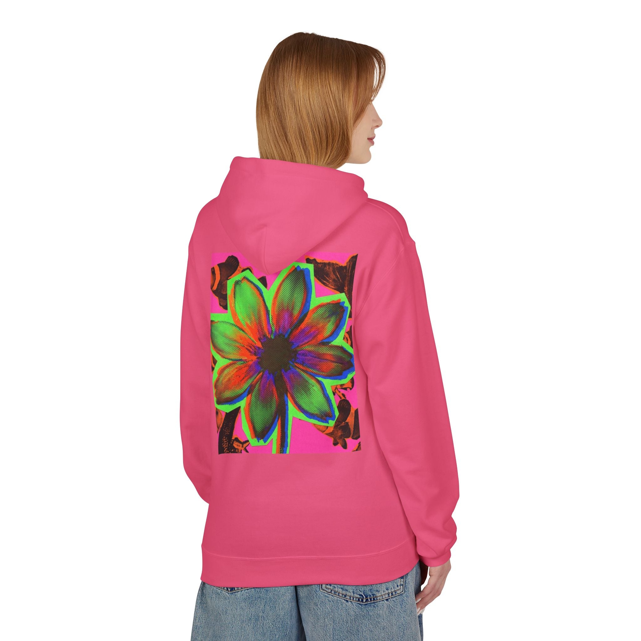 Hoodie - "I'm a Menace in Cute Shoes" Floral Pop Art Graphic Hoodie