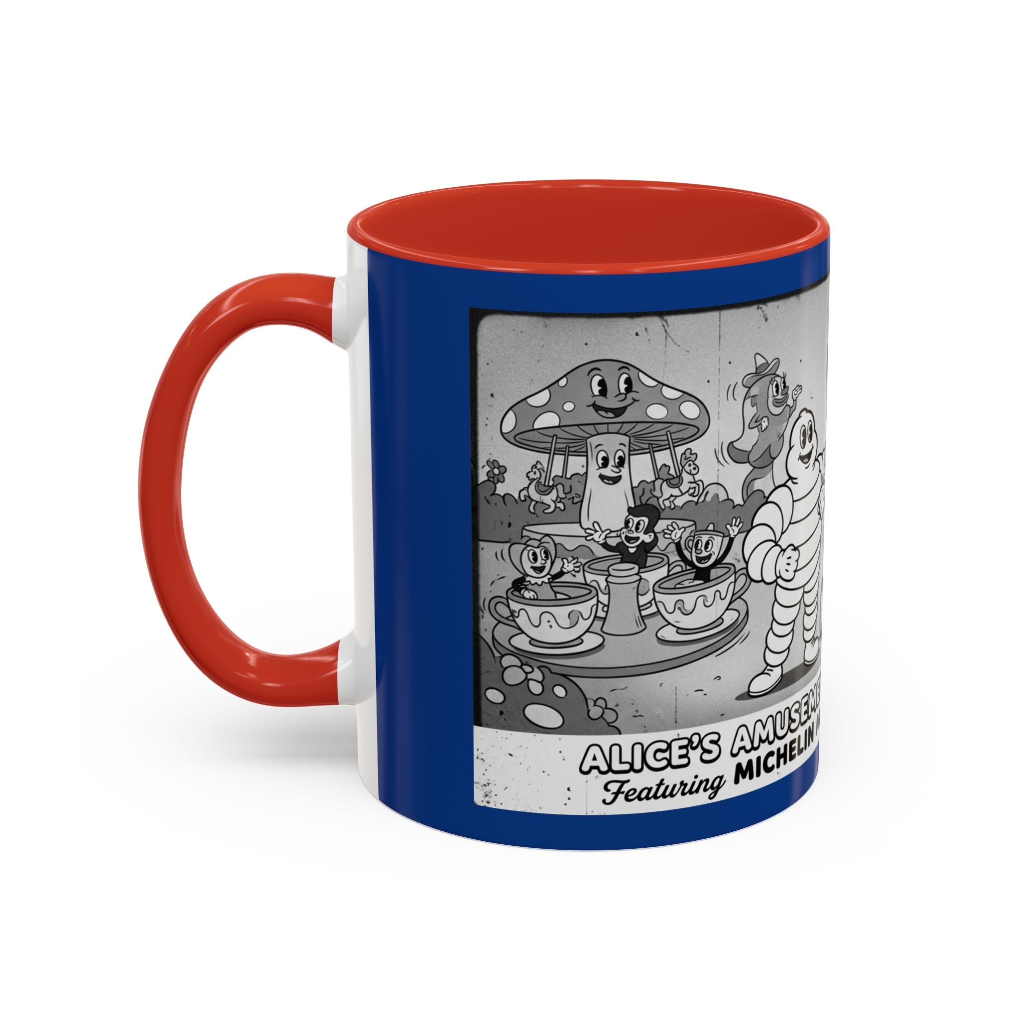 Vintage Amusement Park Characters Coffee Mug (Accent 11/15oz)