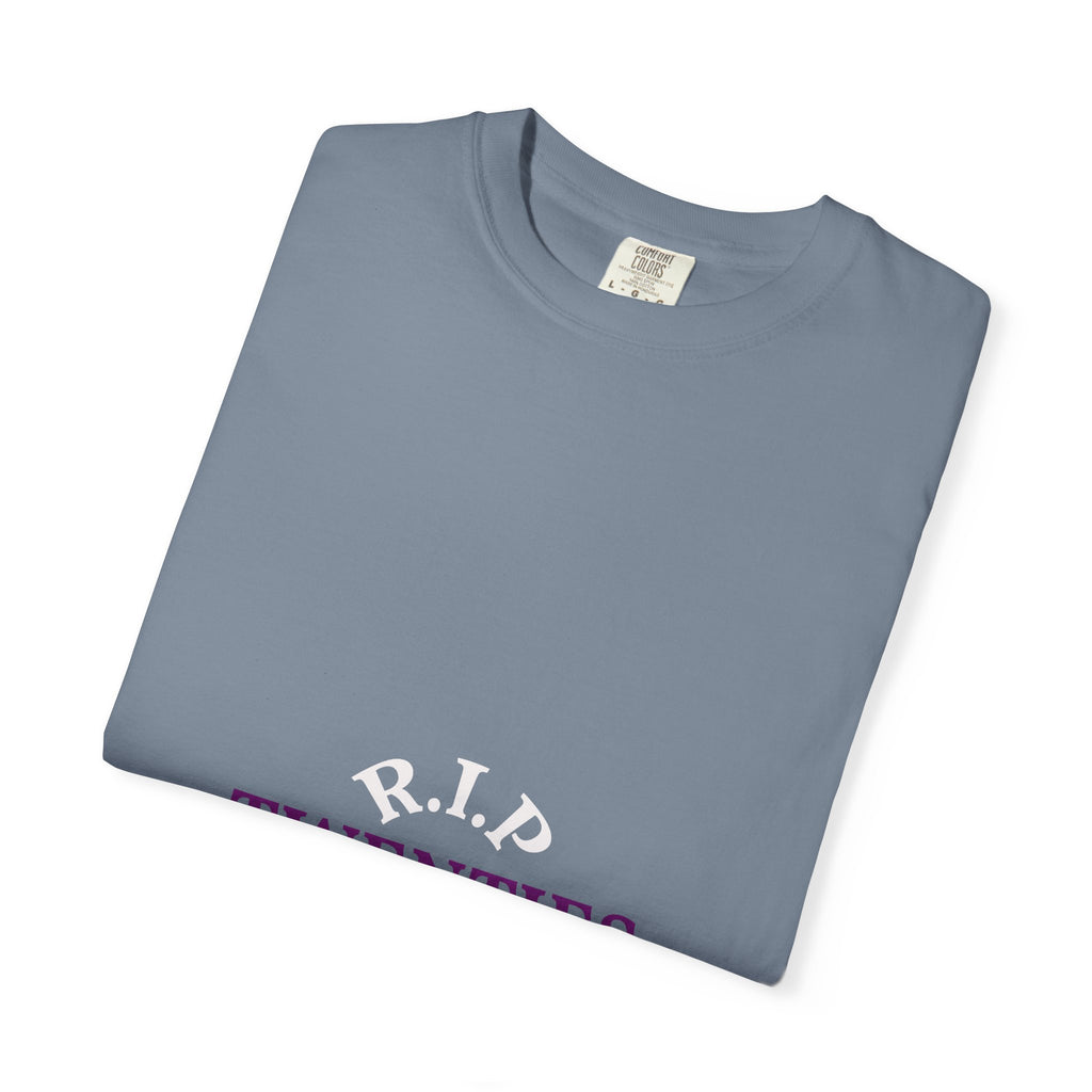 R.I.P. Twenties T-Shirt — Vintage Floral Back Print
