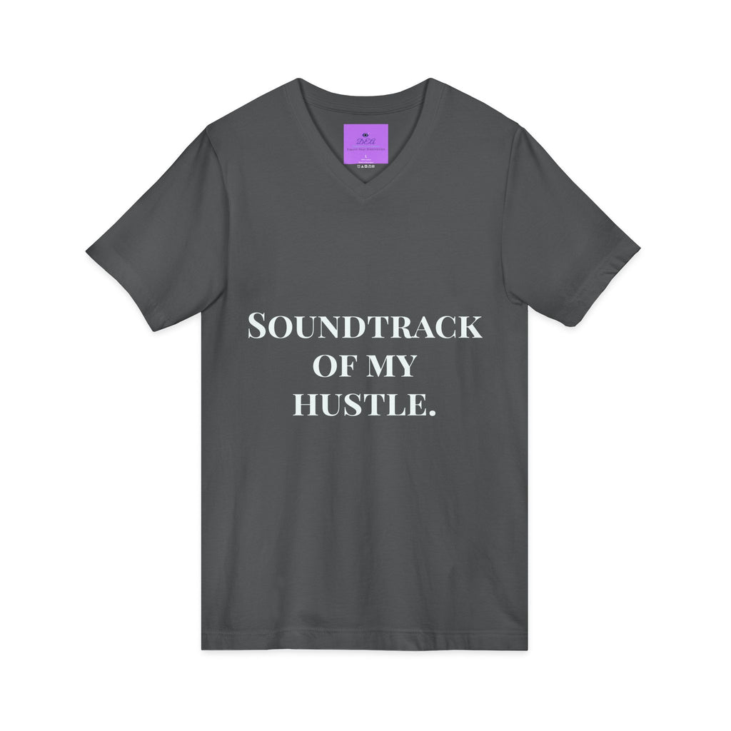 Galaxy iPod Music Tee — Retro Space Music V-Neck T‑Shirt