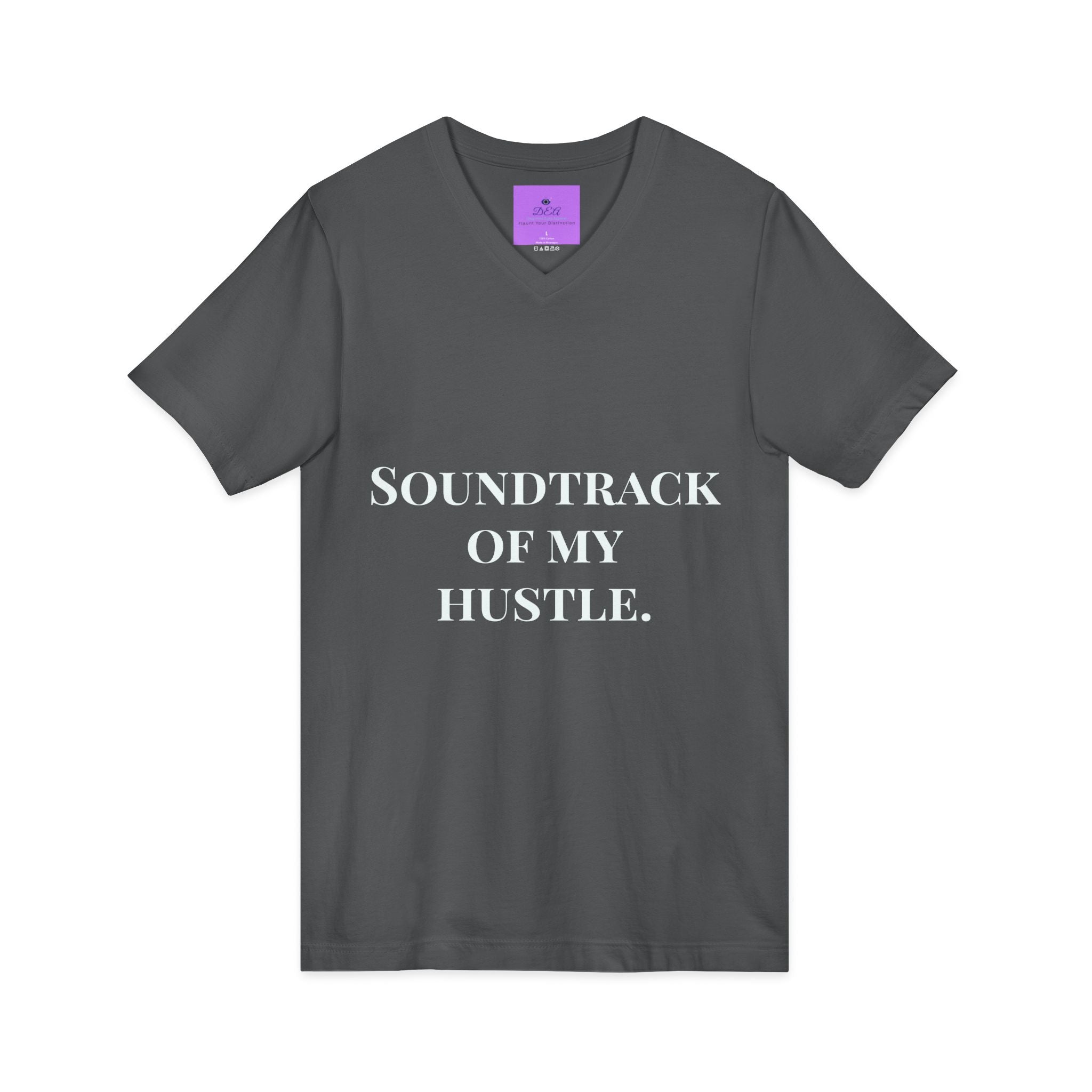 Galaxy iPod Music Tee — Retro Space Music V-Neck T‑Shirt