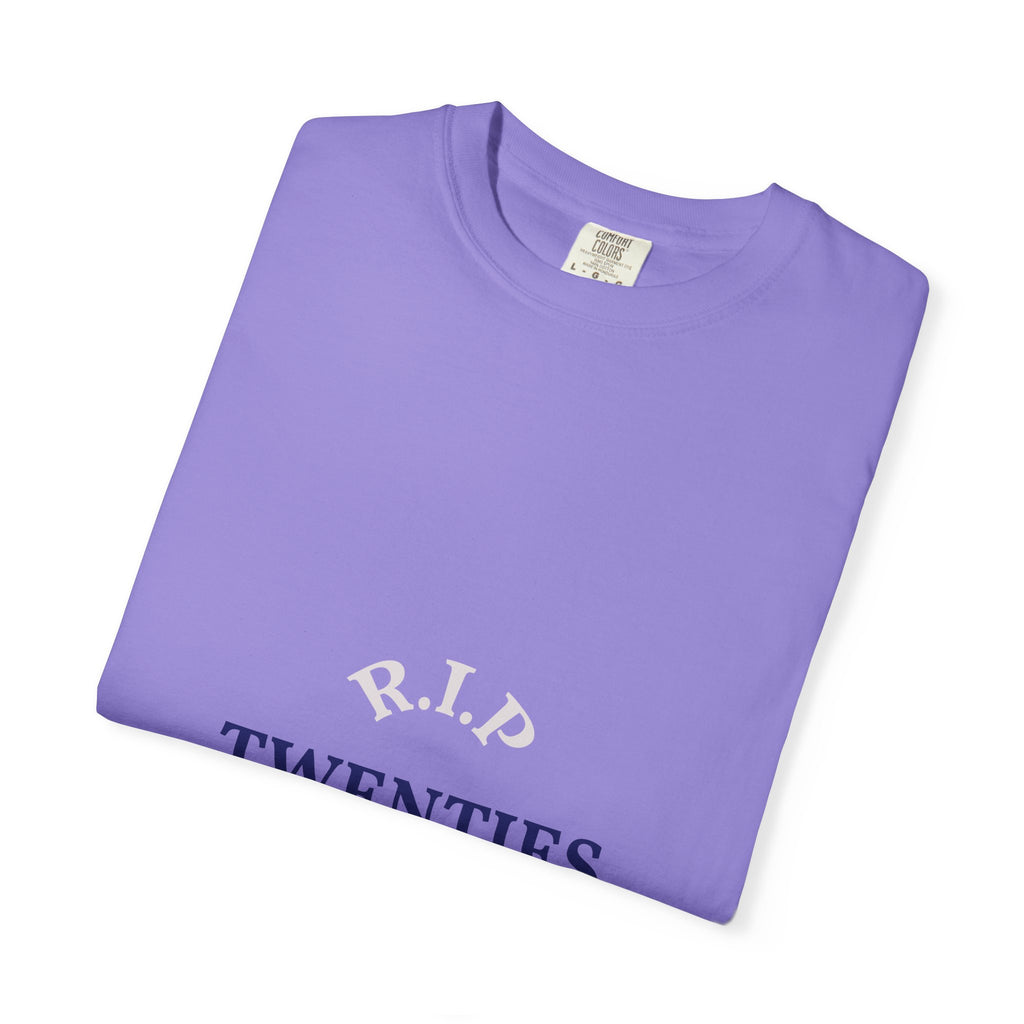 R.I.P. Twenties T-Shirt — Vintage Floral Back Print