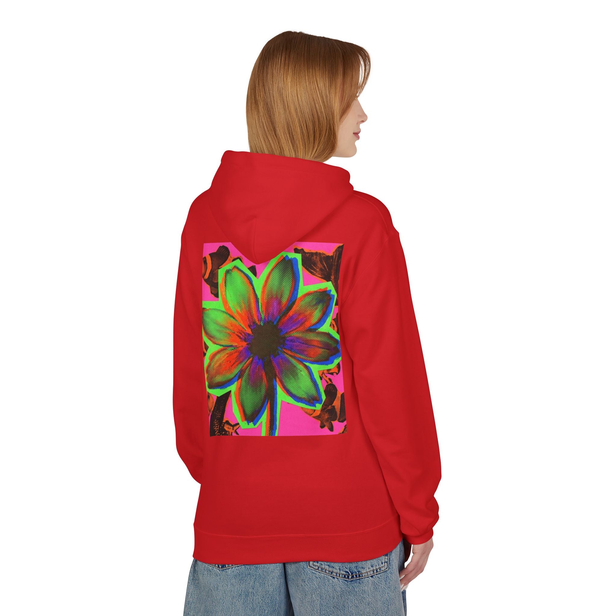 Hoodie - "I'm a Menace in Cute Shoes" Floral Pop Art Graphic Hoodie