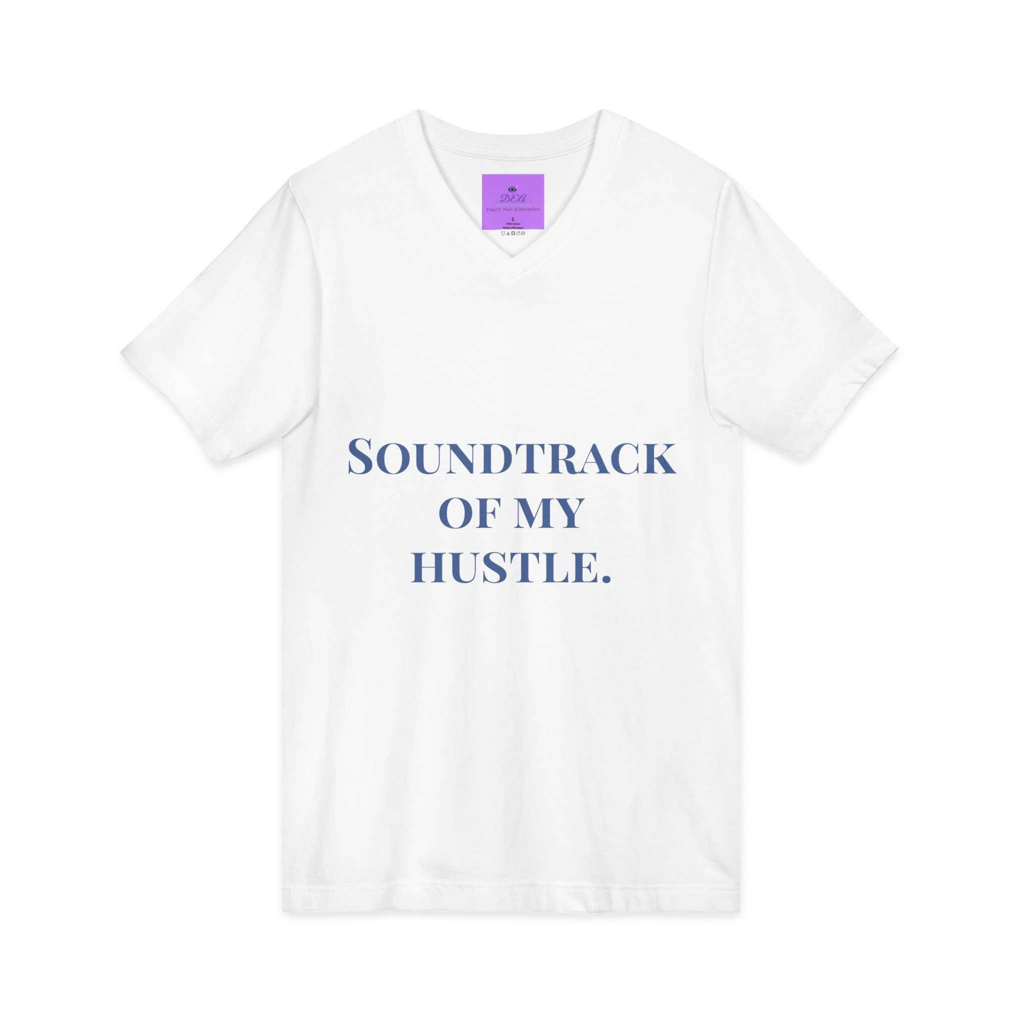 Galaxy iPod Music Tee — Retro Space Music V-Neck T‑Shirt