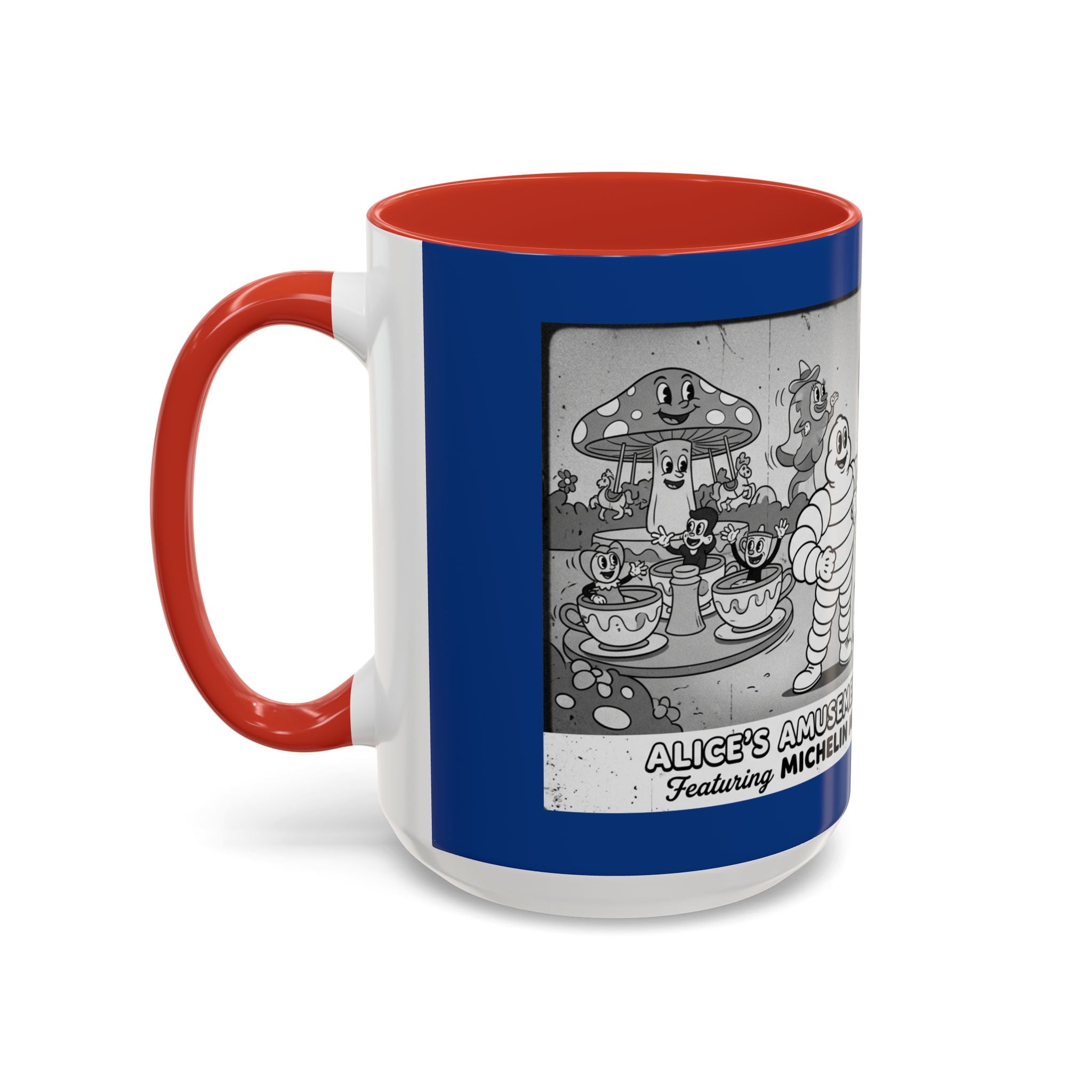 Vintage Amusement Park Characters Coffee Mug (Accent 11/15oz)