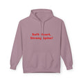 Spine & Blossoms Hoodie — "Soft Heart, Strong Spine!" Graphic Pullover