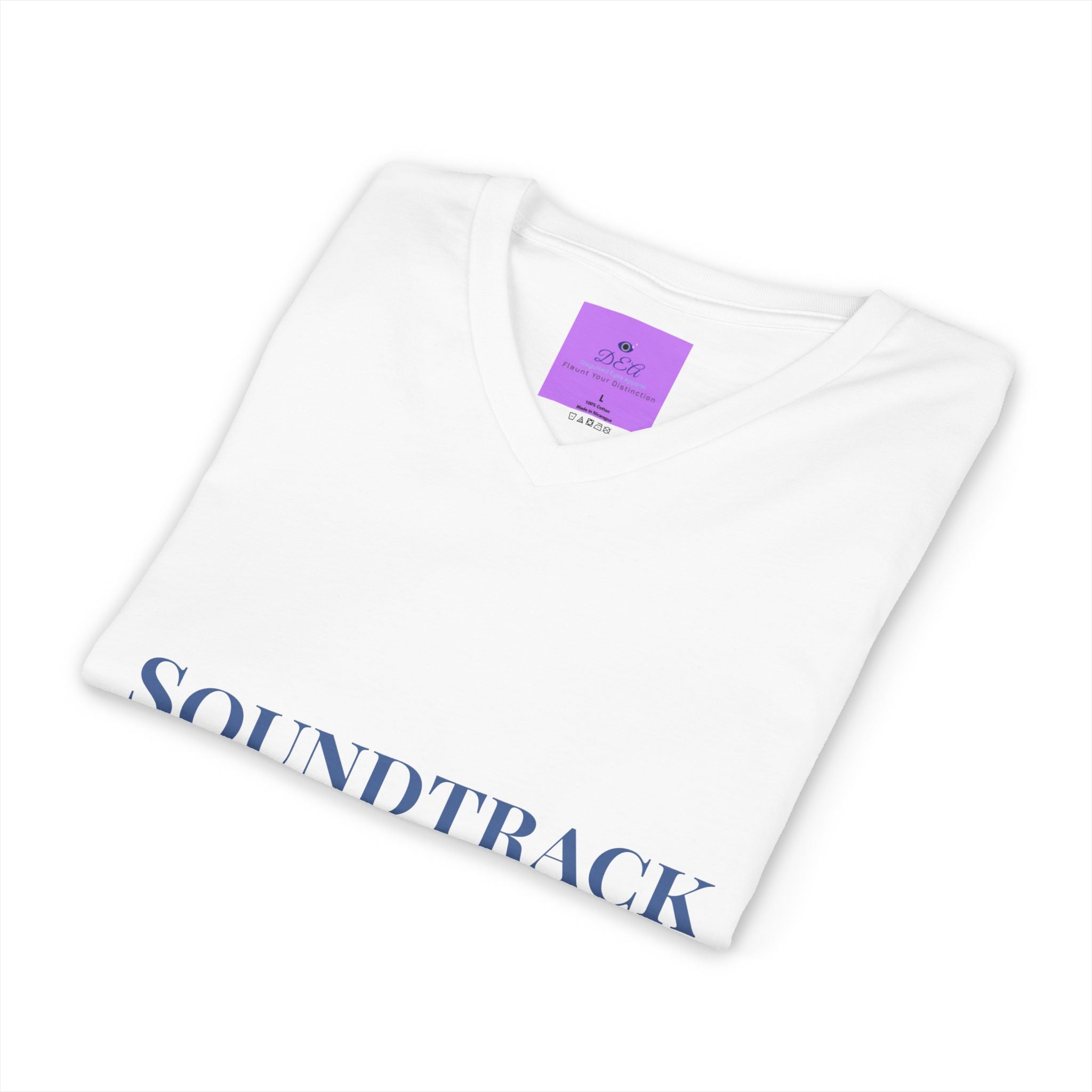 Galaxy iPod Music Tee — Retro Space Music V-Neck T‑Shirt