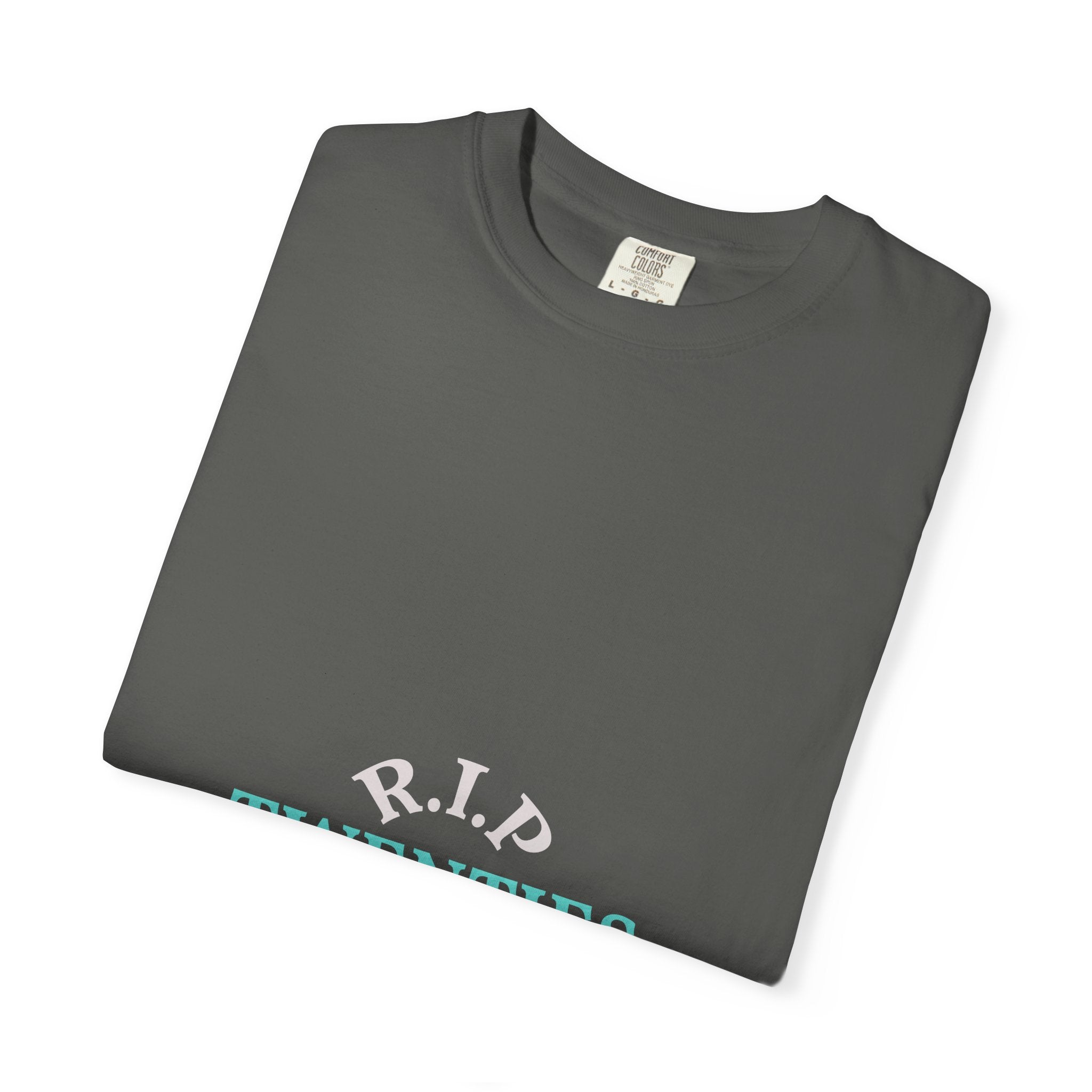 R.I.P. Twenties T-Shirt — Vintage Floral Back Print