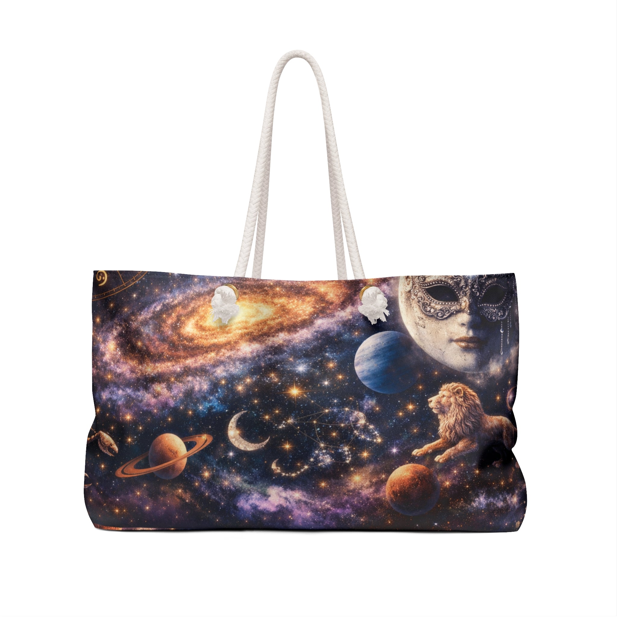 Astrology Galaxy Weekender Bag – Zodiac Constellation Travel Tote