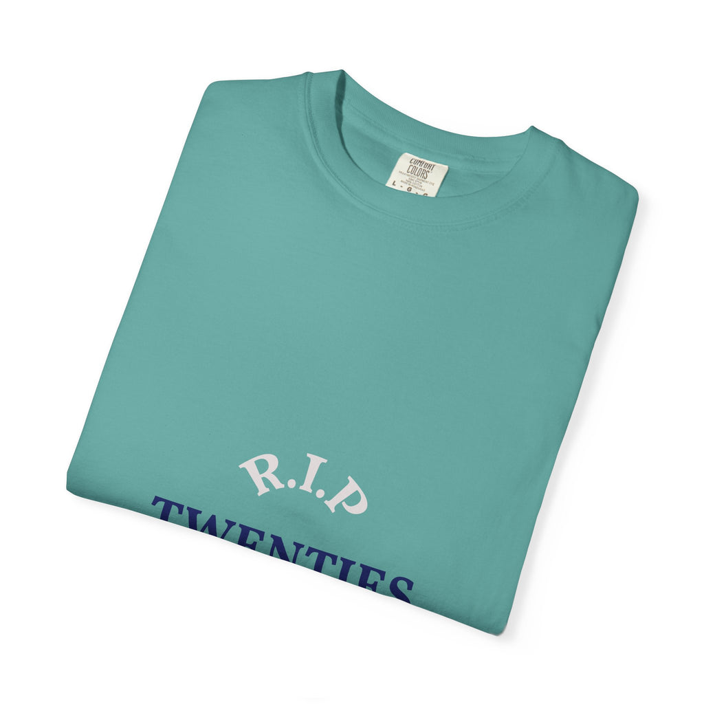 R.I.P. Twenties T-Shirt — Vintage Floral Back Print