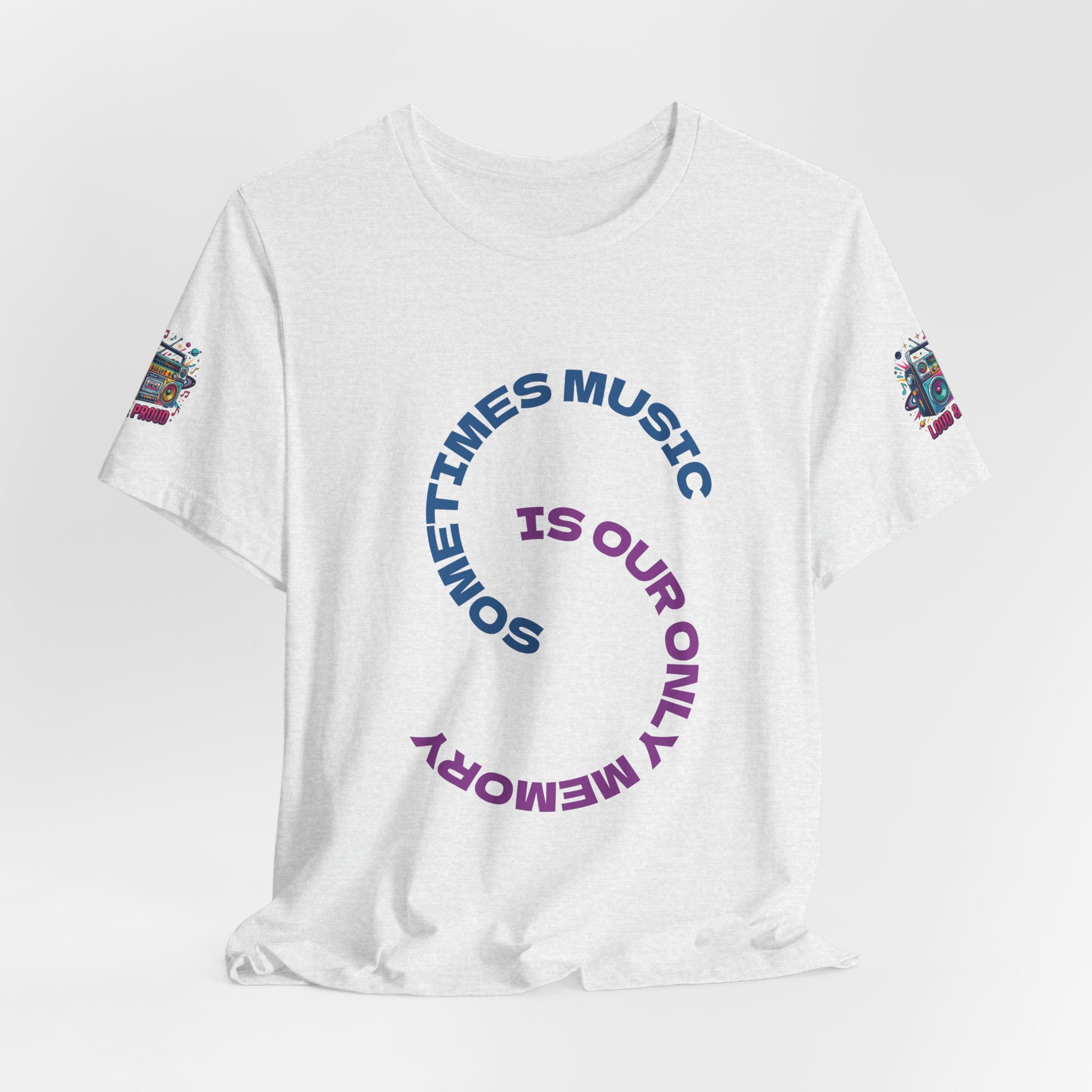 Music Memory Tee — "Sometimes Music Is Our Only Memory" Graphic T‑Shirt
