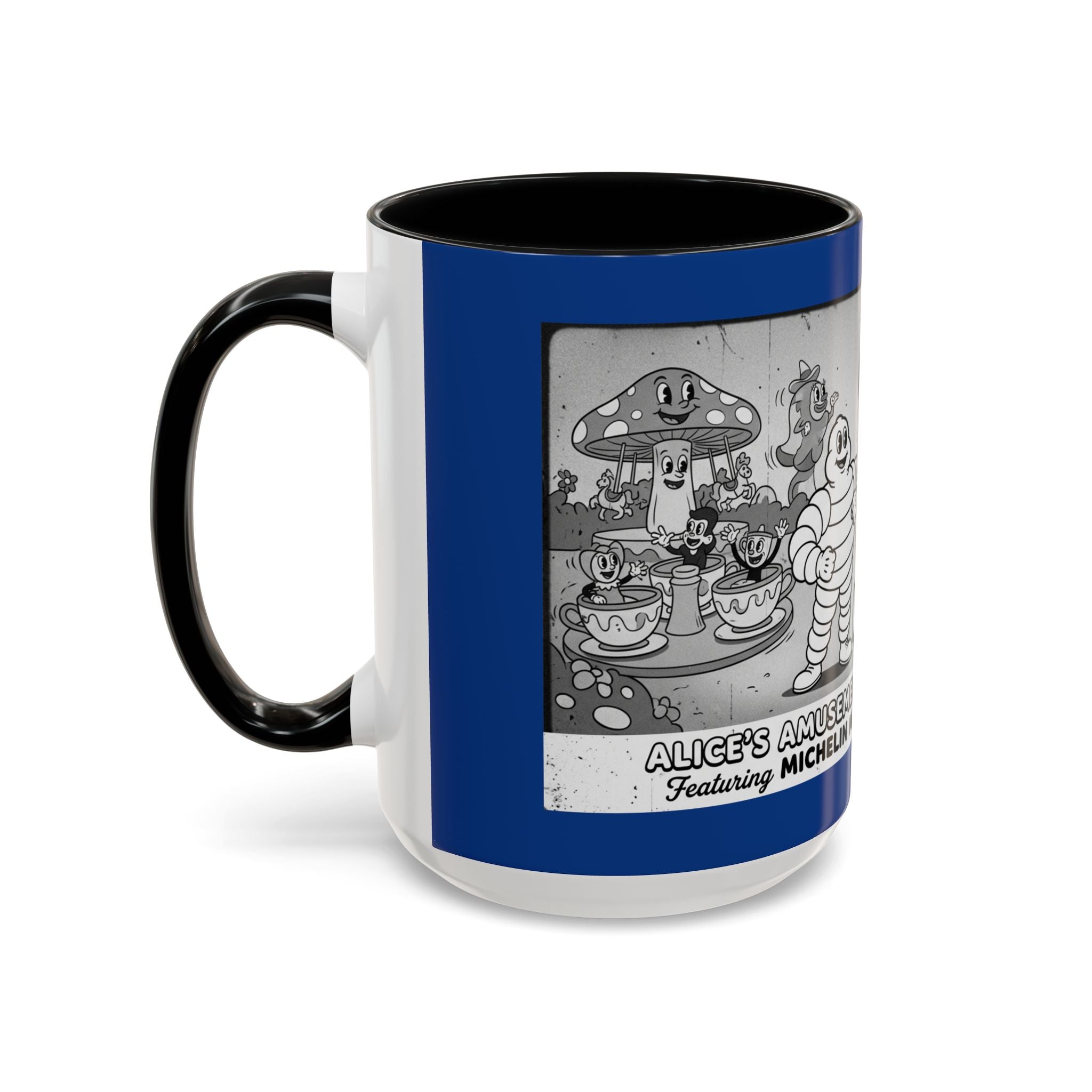Vintage Amusement Park Characters Coffee Mug (Accent 11/15oz)