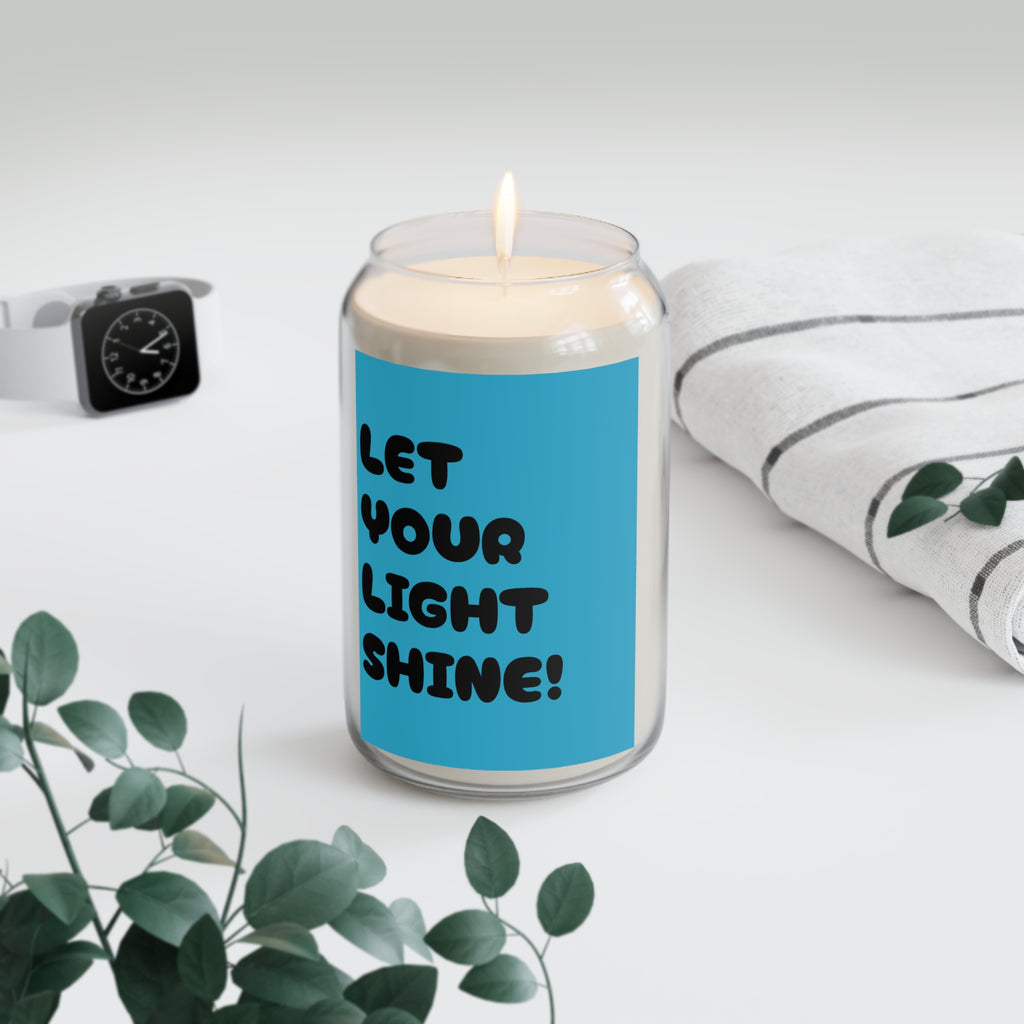 Let Your Light Shine Scented Soy Candle — 13.75 oz Inspirational Red Label