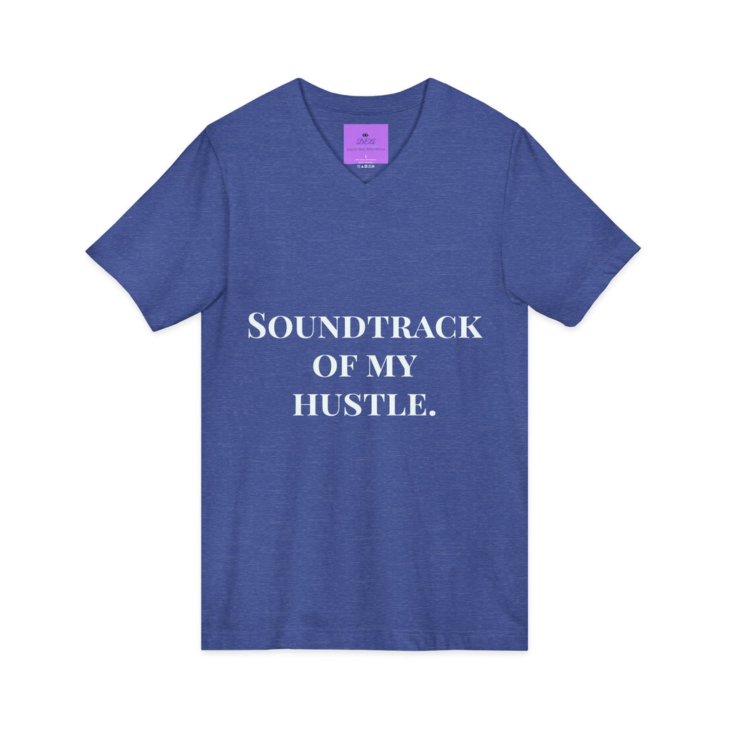 Galaxy iPod Music Tee — Retro Space Music V-Neck T‑Shirt