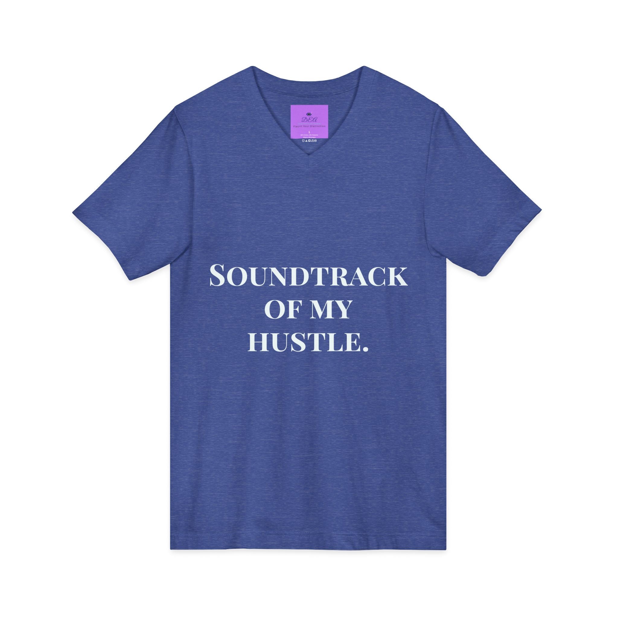Galaxy iPod Music Tee — Retro Space Music V-Neck T‑Shirt