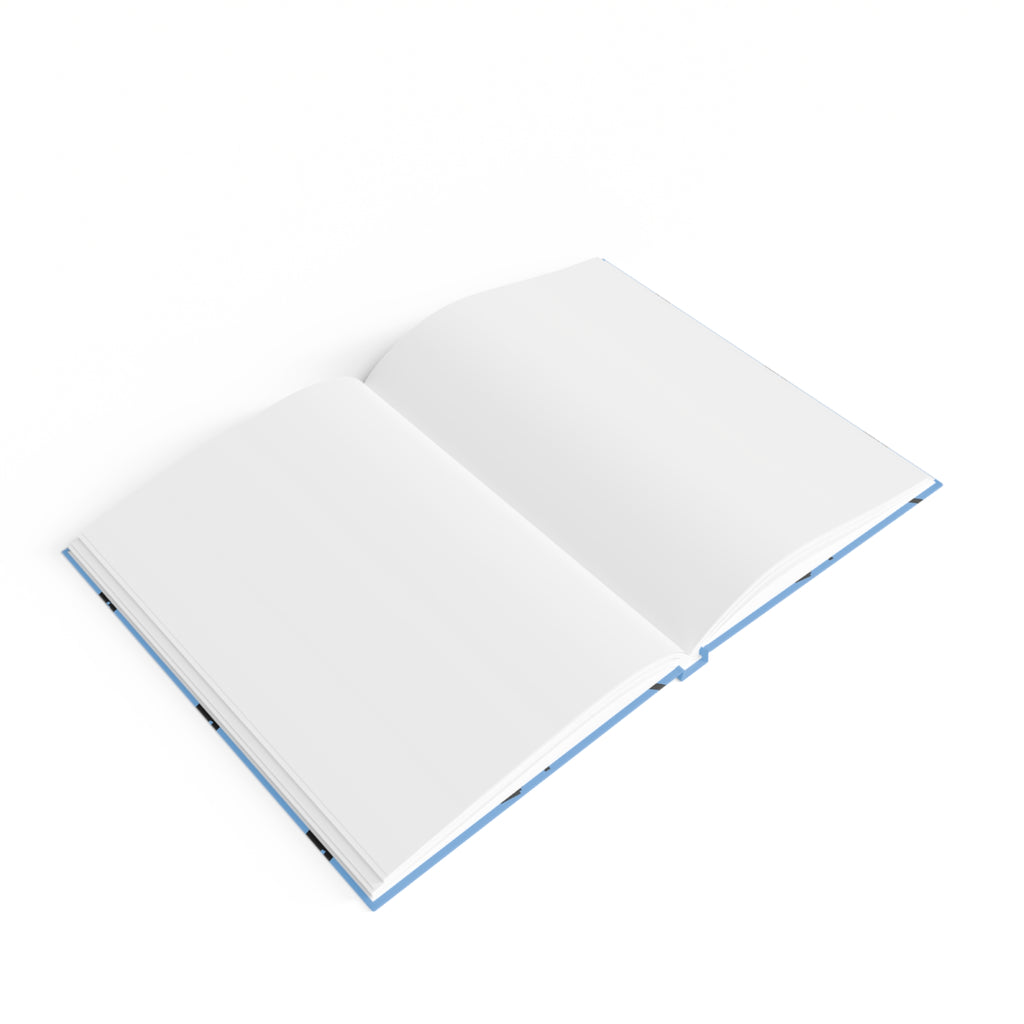 Retro 'Mixed Vibes' Cassette Journal — Blue Sunglasses Pattern
