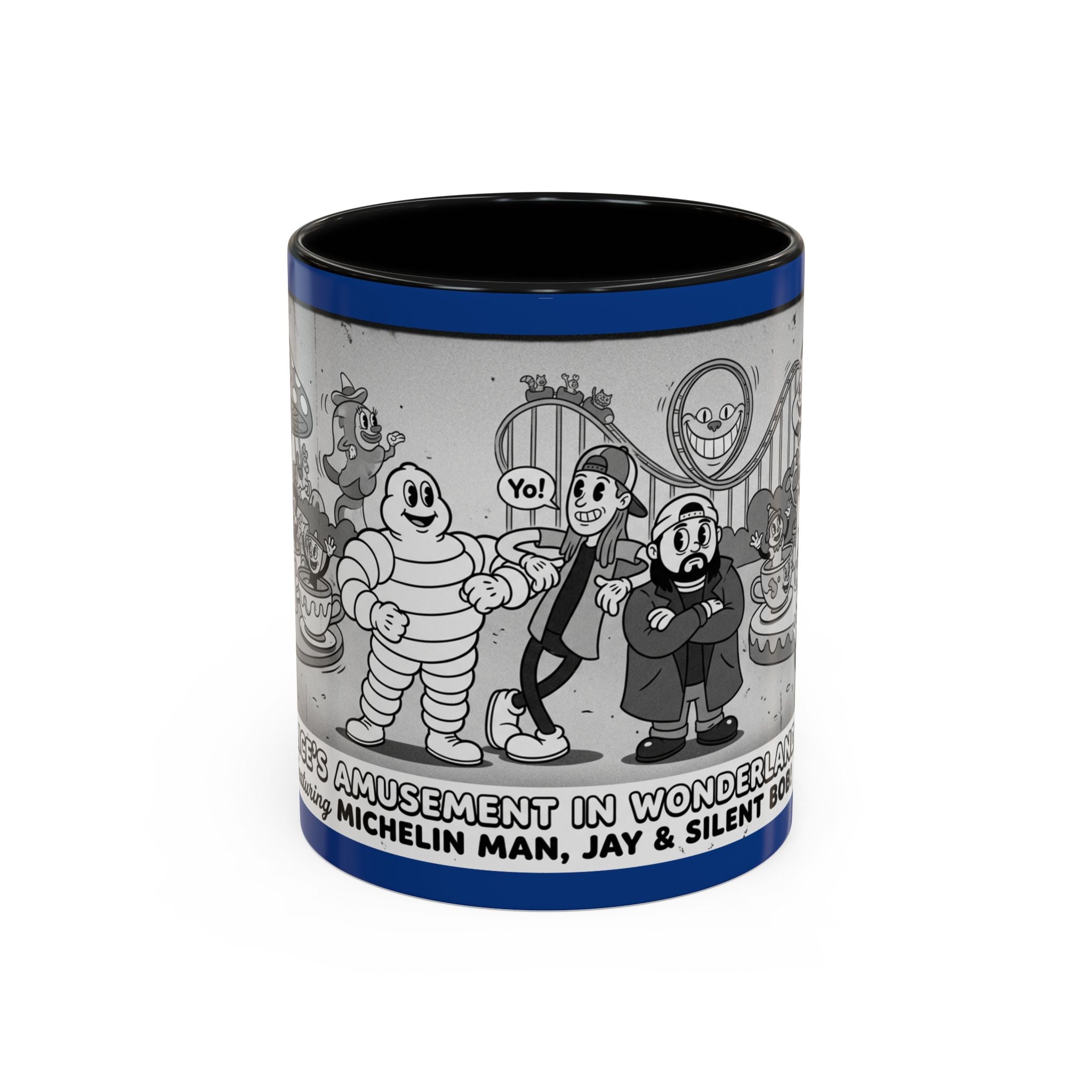 Vintage Amusement Park Characters Coffee Mug (Accent 11/15oz)