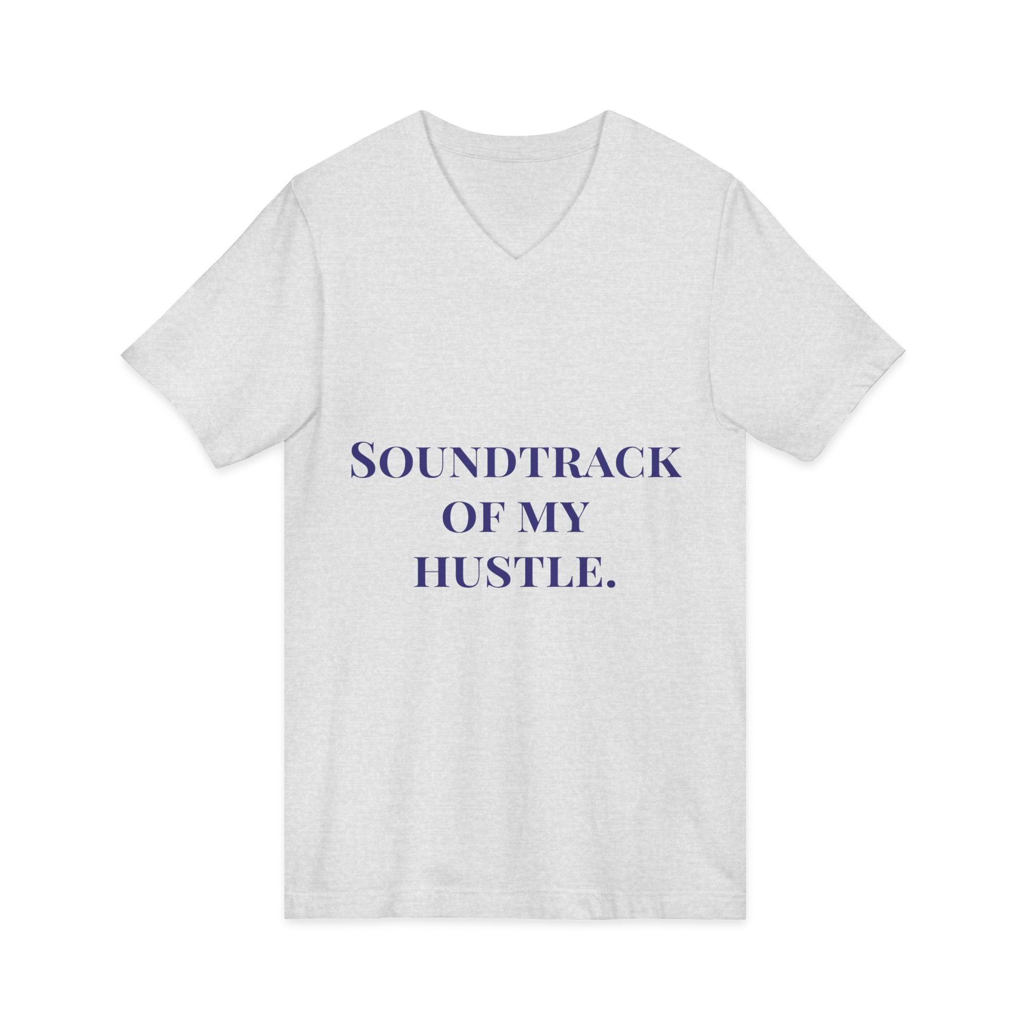 Galaxy iPod Music Tee — Retro Space Music V-Neck T‑Shirt