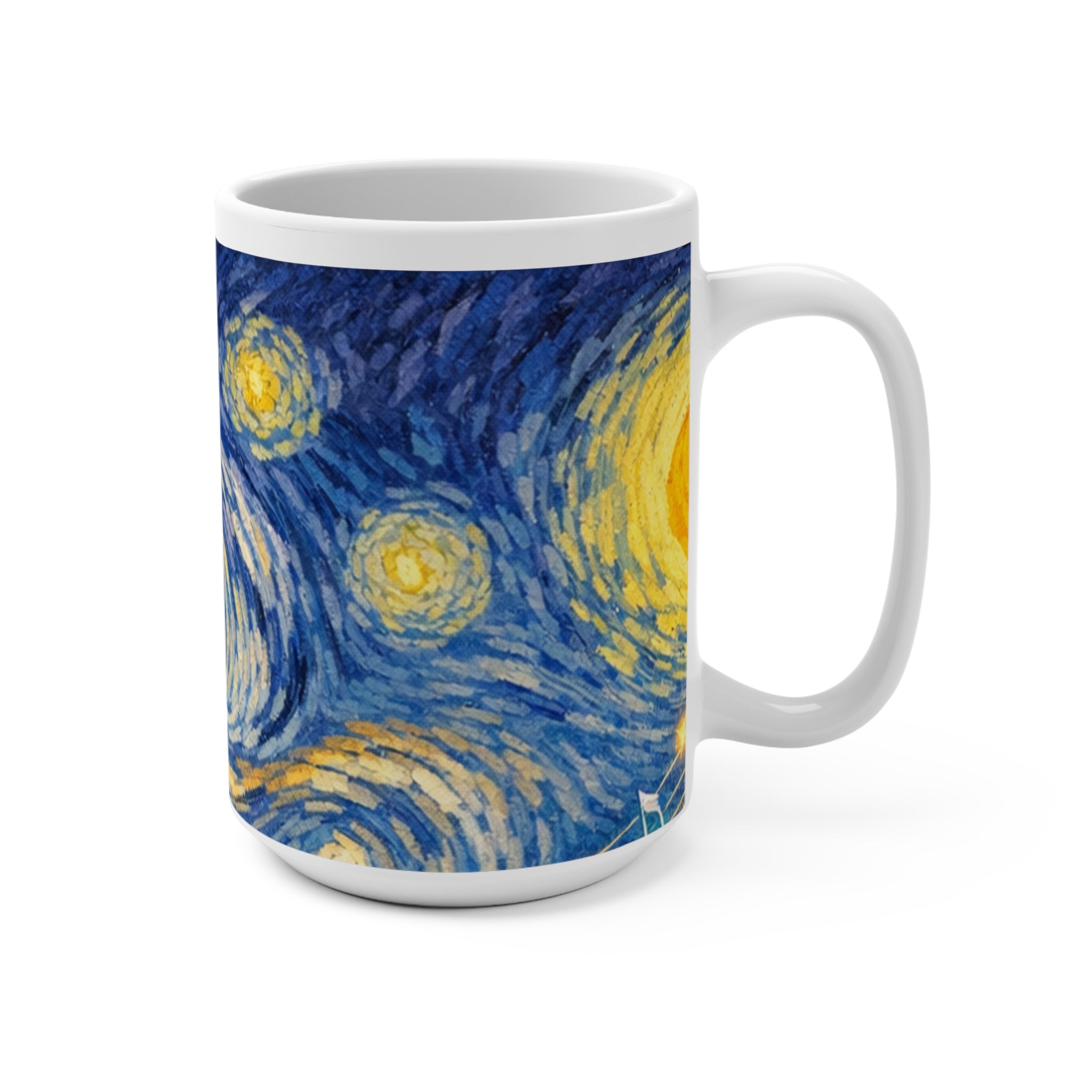 Van Gogh Inspired 15oz Mug — "Van Gogh is the inspiration always"