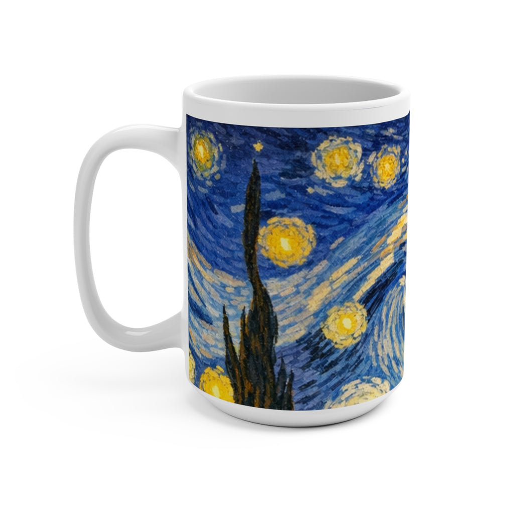 Van Gogh Inspired 15oz Mug — "Van Gogh is the inspiration always"