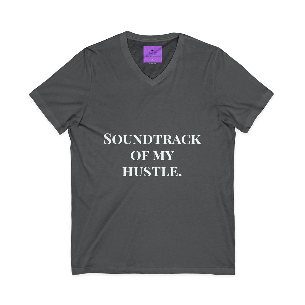 Galaxy iPod Music Tee — Retro Space Music V-Neck T‑Shirt