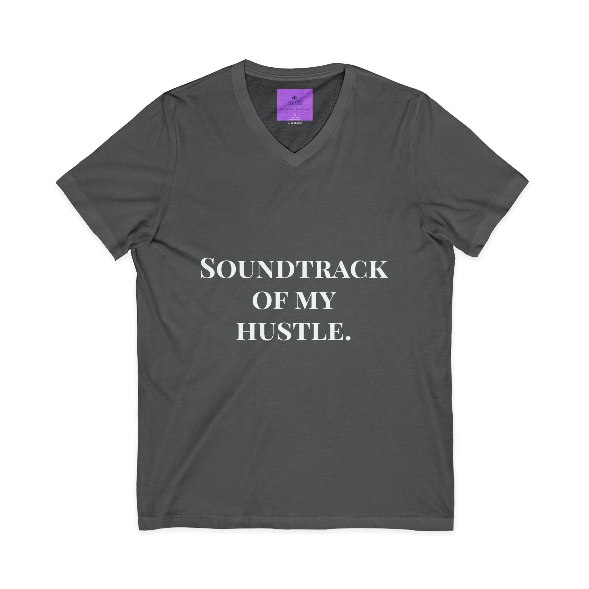 Galaxy iPod Music Tee — Retro Space Music V-Neck T‑Shirt