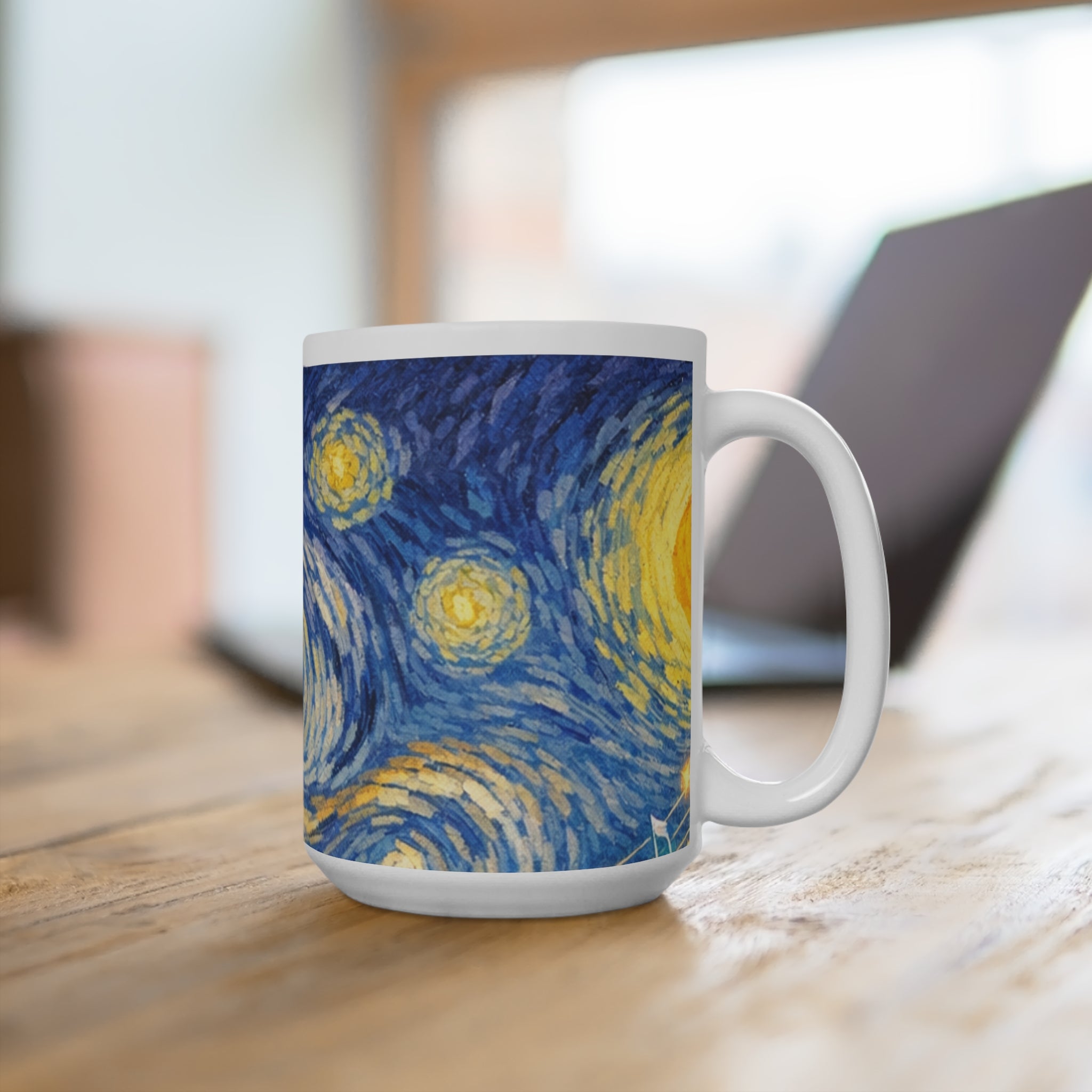 Van Gogh Inspired 15oz Mug — "Van Gogh is the inspiration always"