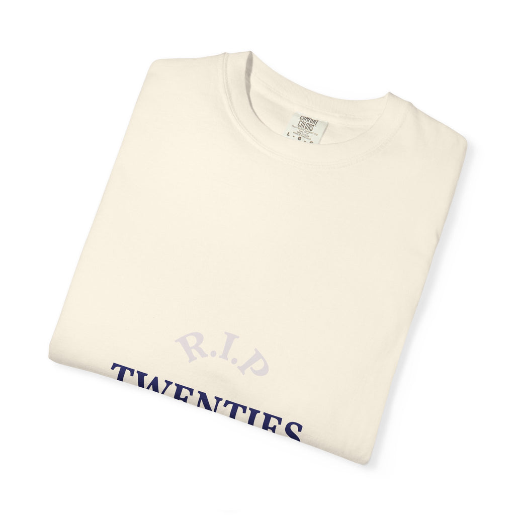 R.I.P. Twenties T-Shirt — Vintage Floral Back Print