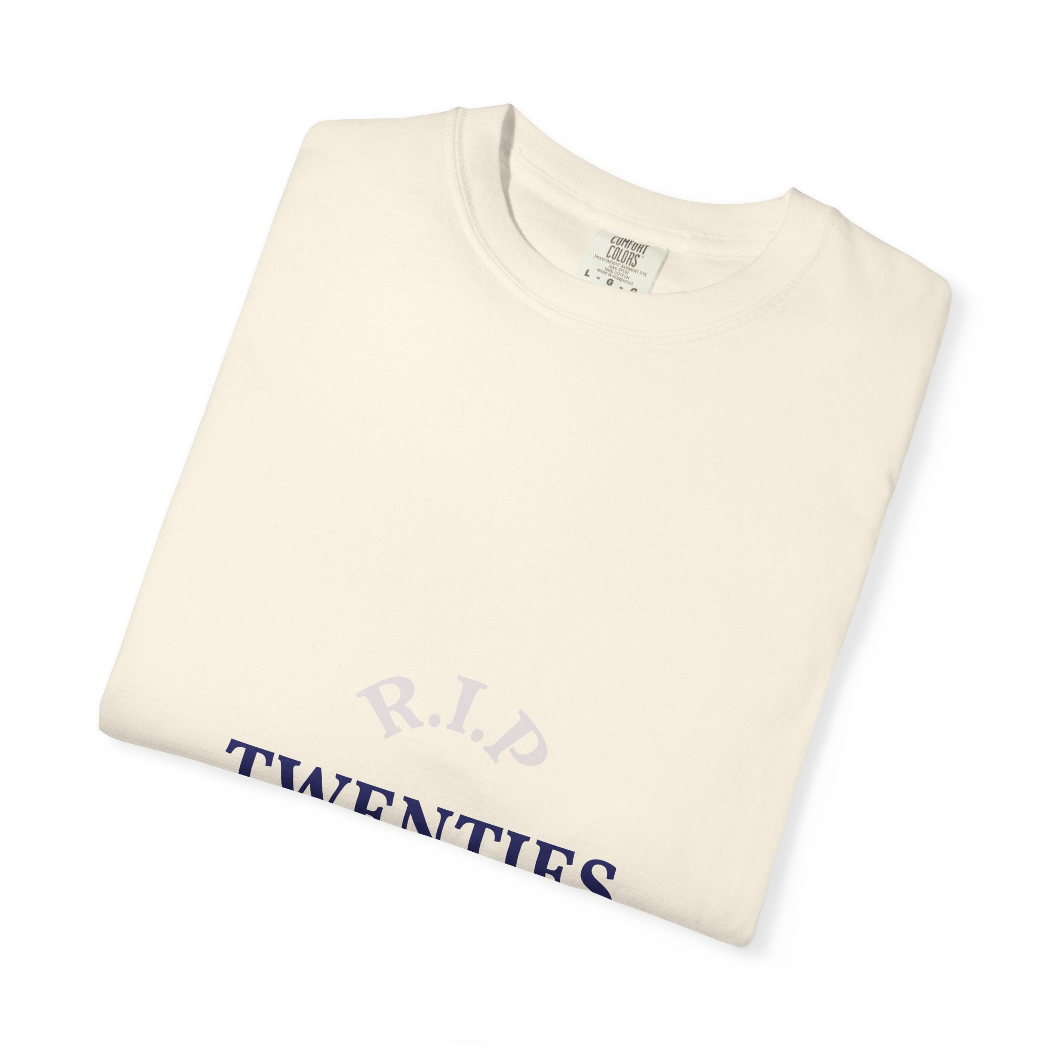 R.I.P. Twenties T-Shirt — Vintage Floral Back Print