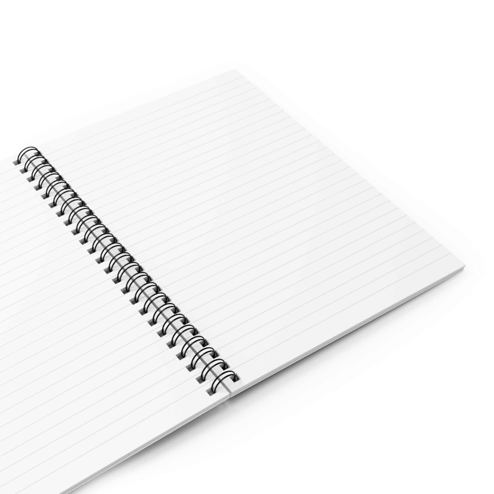 Roses Rise For Me Spiral Notebook — Floral Magical Journal, Ruled Lined Notebook for Notes & Journaling