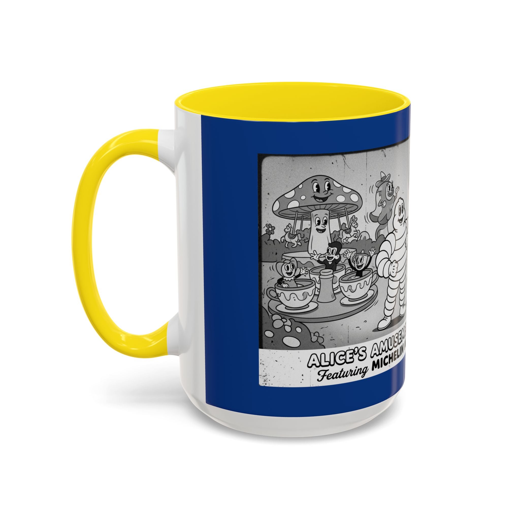 Vintage Amusement Park Characters Coffee Mug (Accent 11/15oz)
