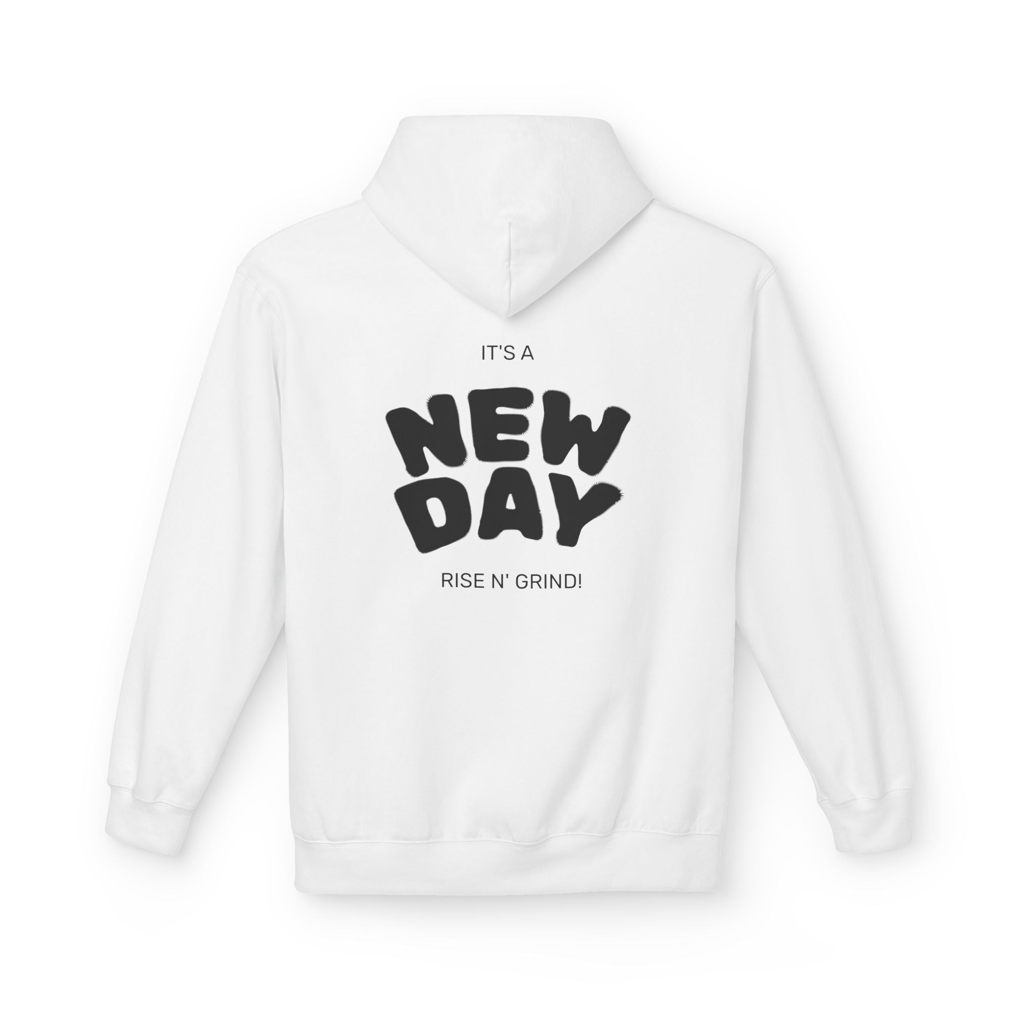 New Day Hoodie — Sunrise Motivation Graphic Pullover