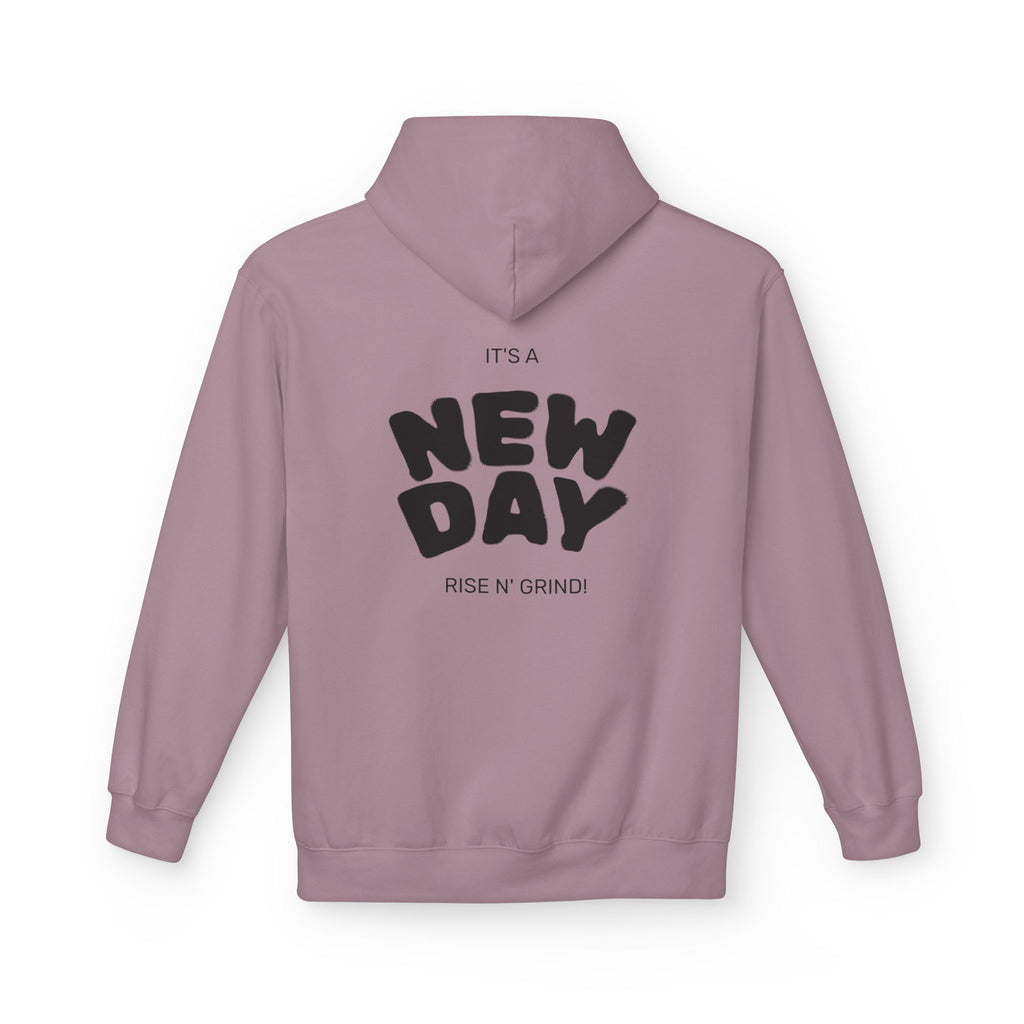 New Day Hoodie — Sunrise Motivation Graphic Pullover