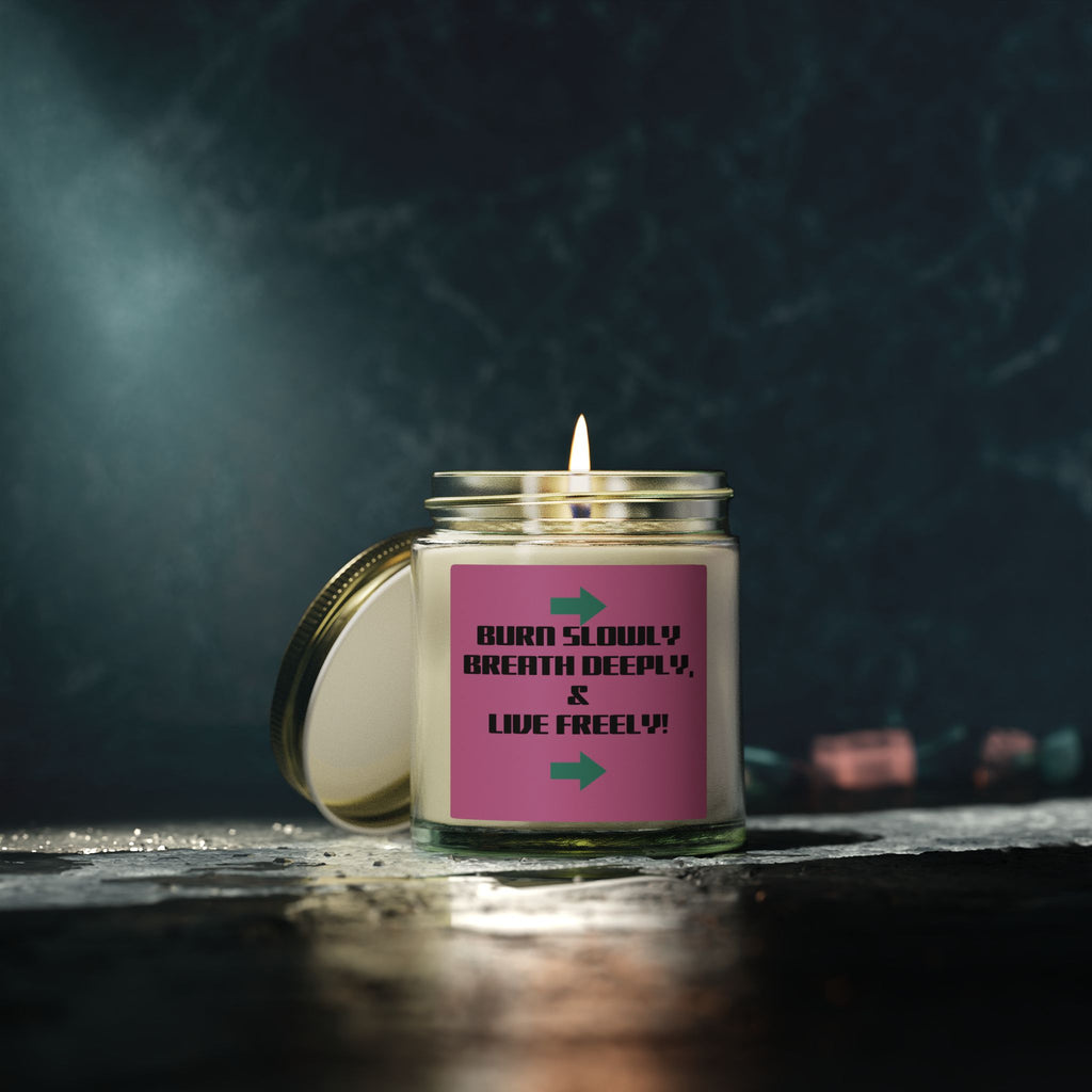 BE FREE Coconut Apricot Scented Candle — 4oz & 9oz