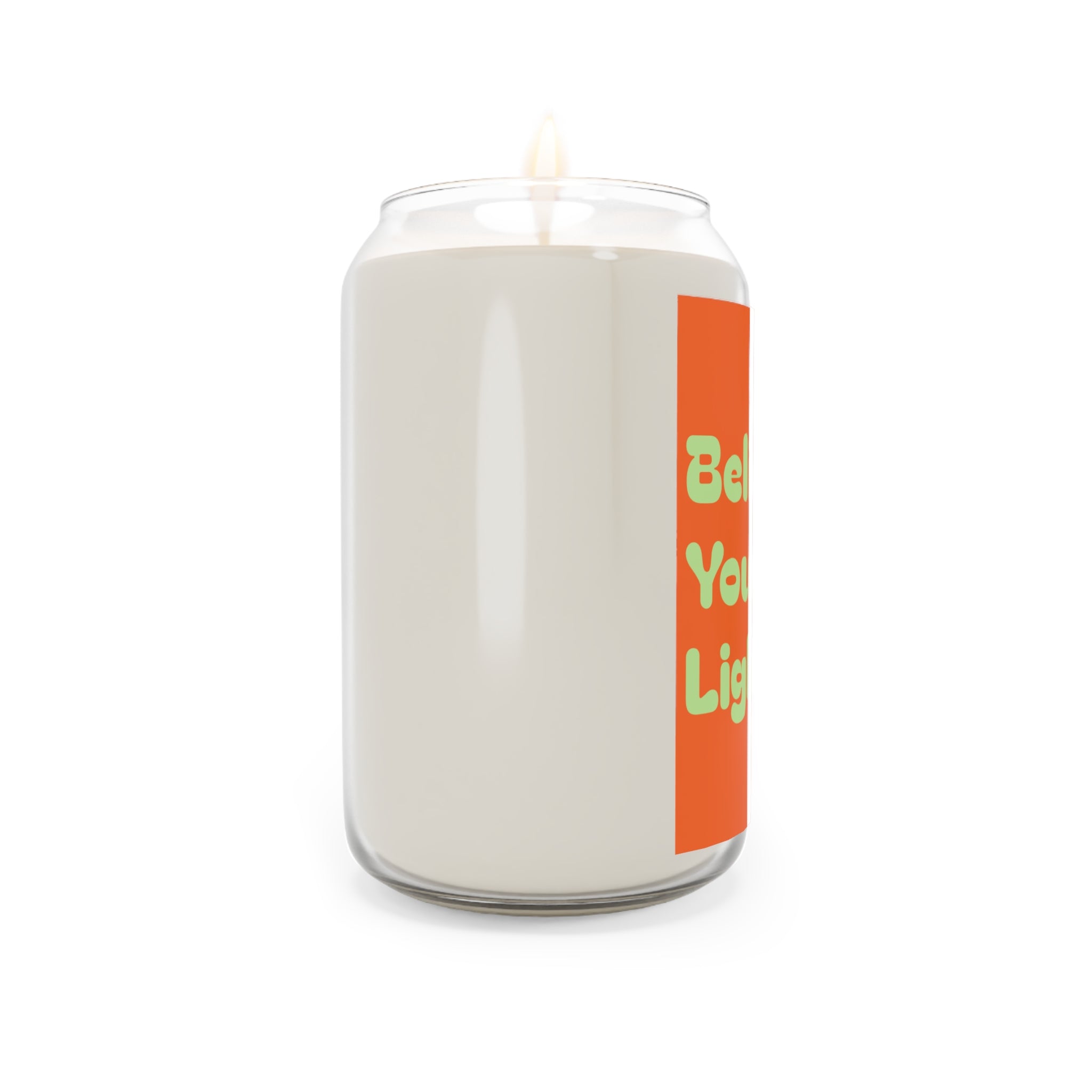 Inspirational Soy Candle — "Believe In Your Own Light" 13.75oz