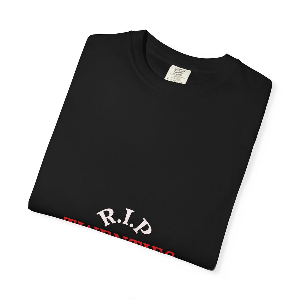 R.I.P. Twenties T-Shirt — Vintage Floral Back Print