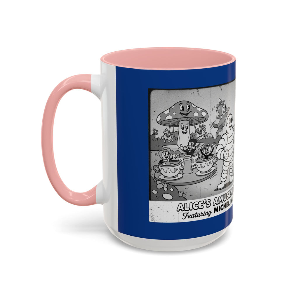 Vintage Amusement Park Characters Coffee Mug (Accent 11/15oz)
