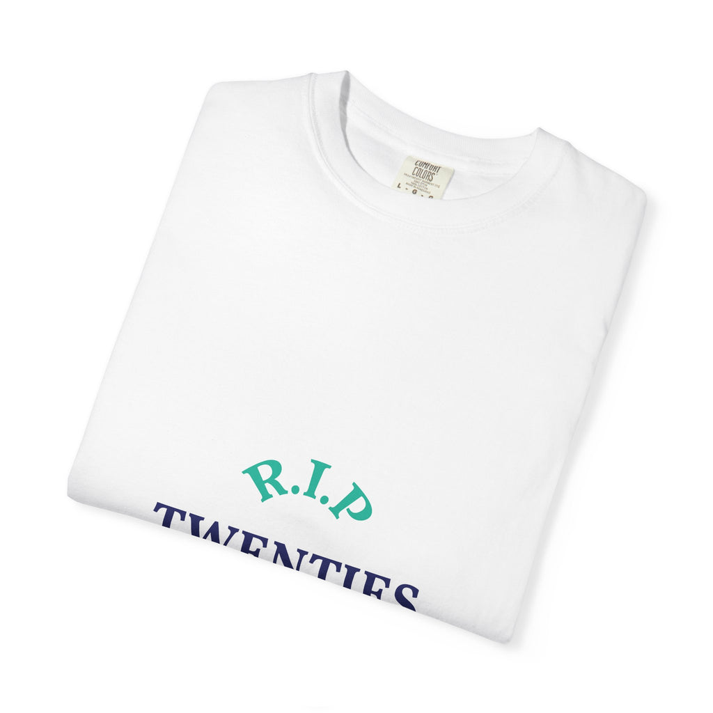 R.I.P. Twenties T-Shirt — Vintage Floral Back Print