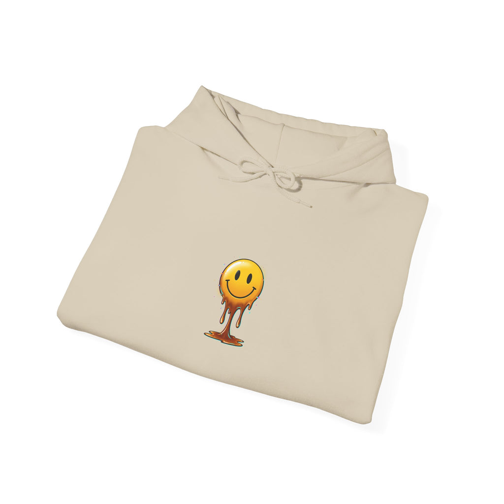 Hoodie — Live, Survive & Thrive Floral Smiley Motivational Hoodie