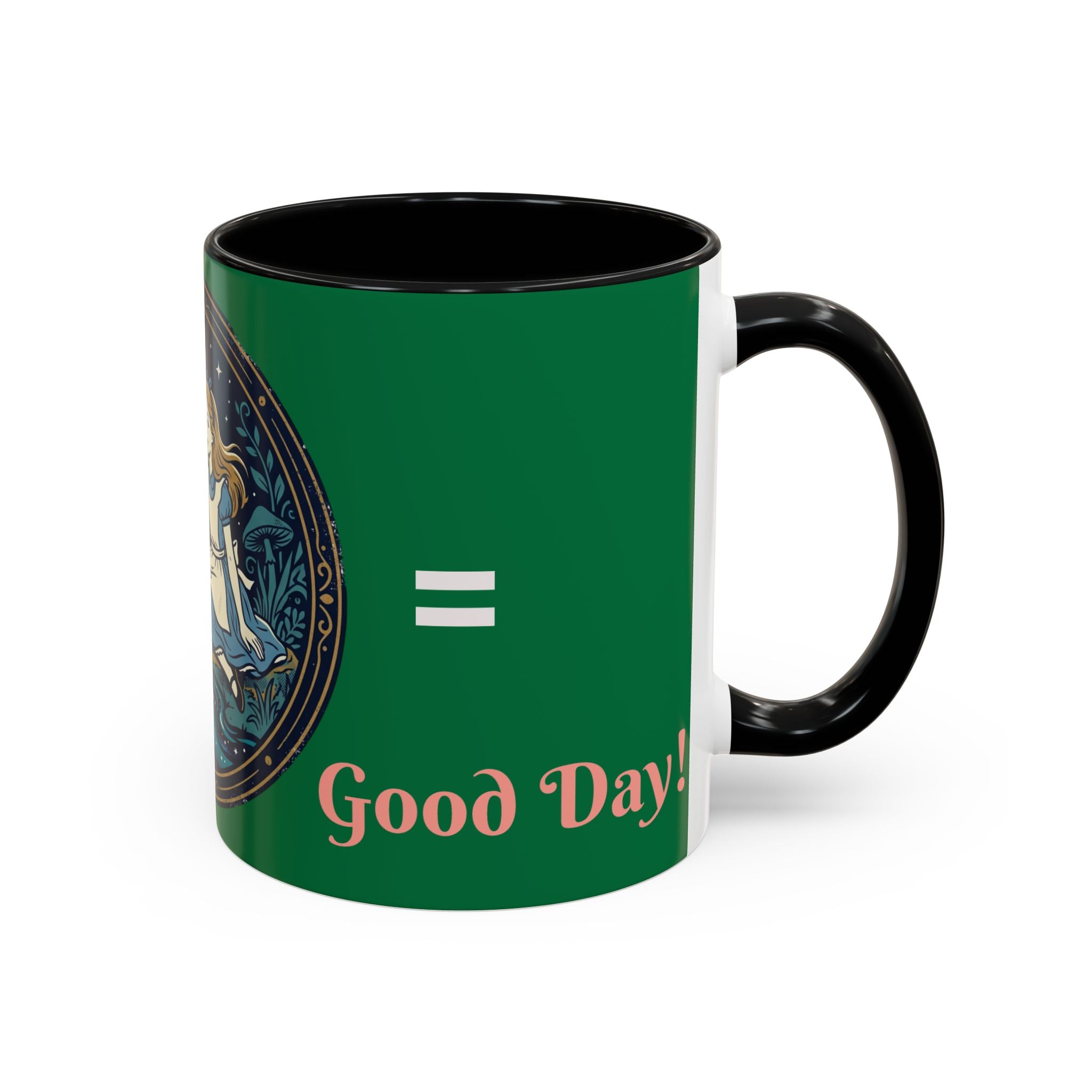 Alice Moonlit Mug — 'Good Day!' Accent Coffee Mug