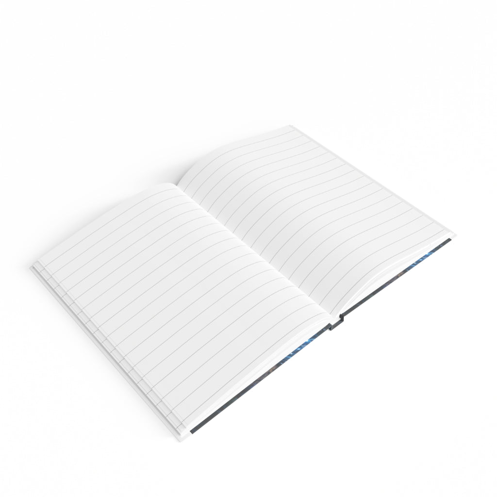 Ruled Journal — "Roses Rise For Me" Floral Notebook for Self-Reflection & Gifts