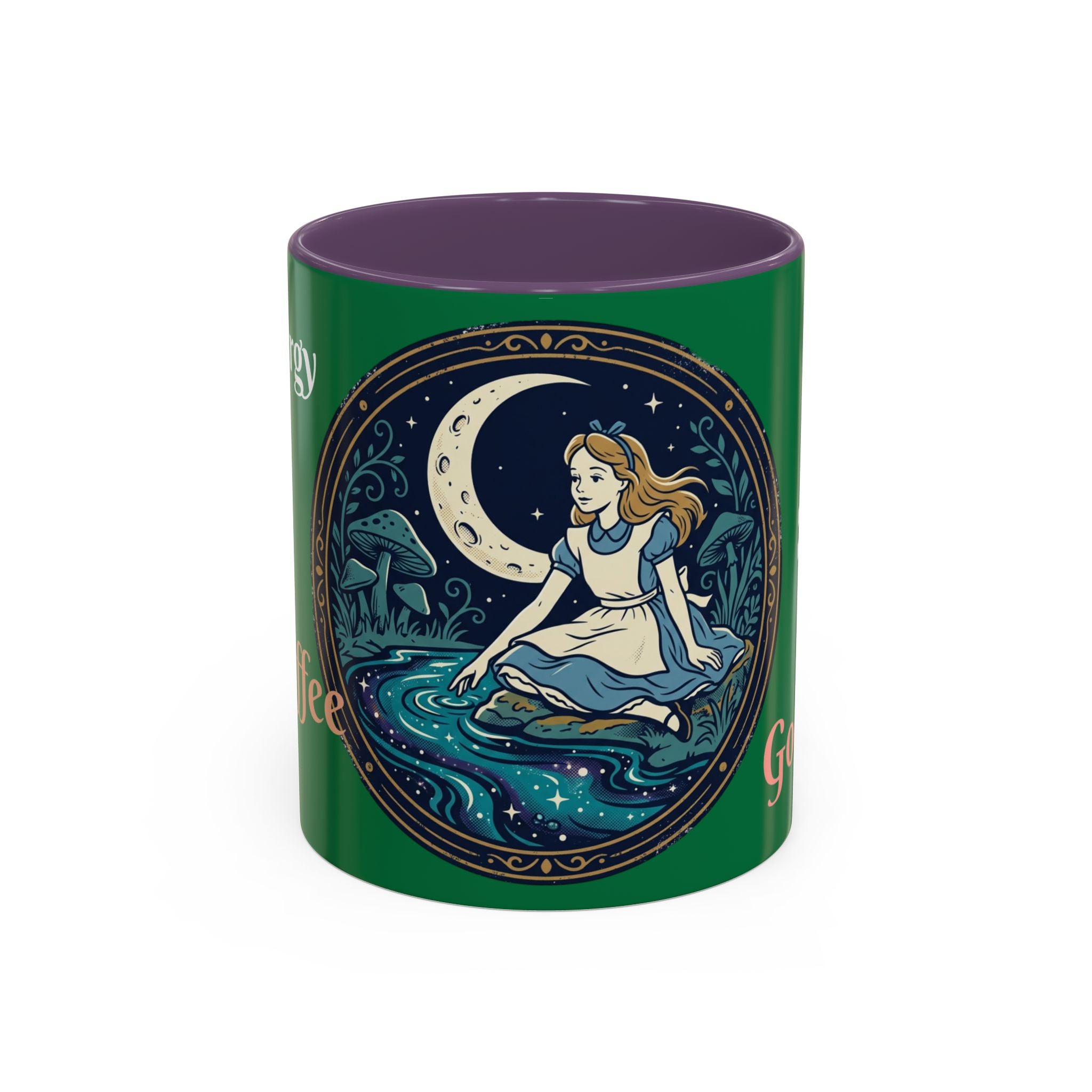 Alice Moonlit Mug — 'Good Day!' Accent Coffee Mug